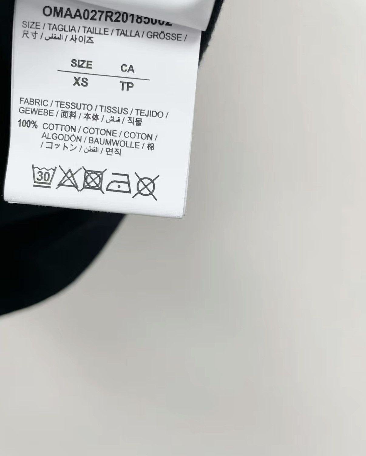 Off-White OFF-WHITE 100% Cotton Short Sleeve T-shirt J30 Size US XS / EU 42 / 0 - 6 Thumbnail
