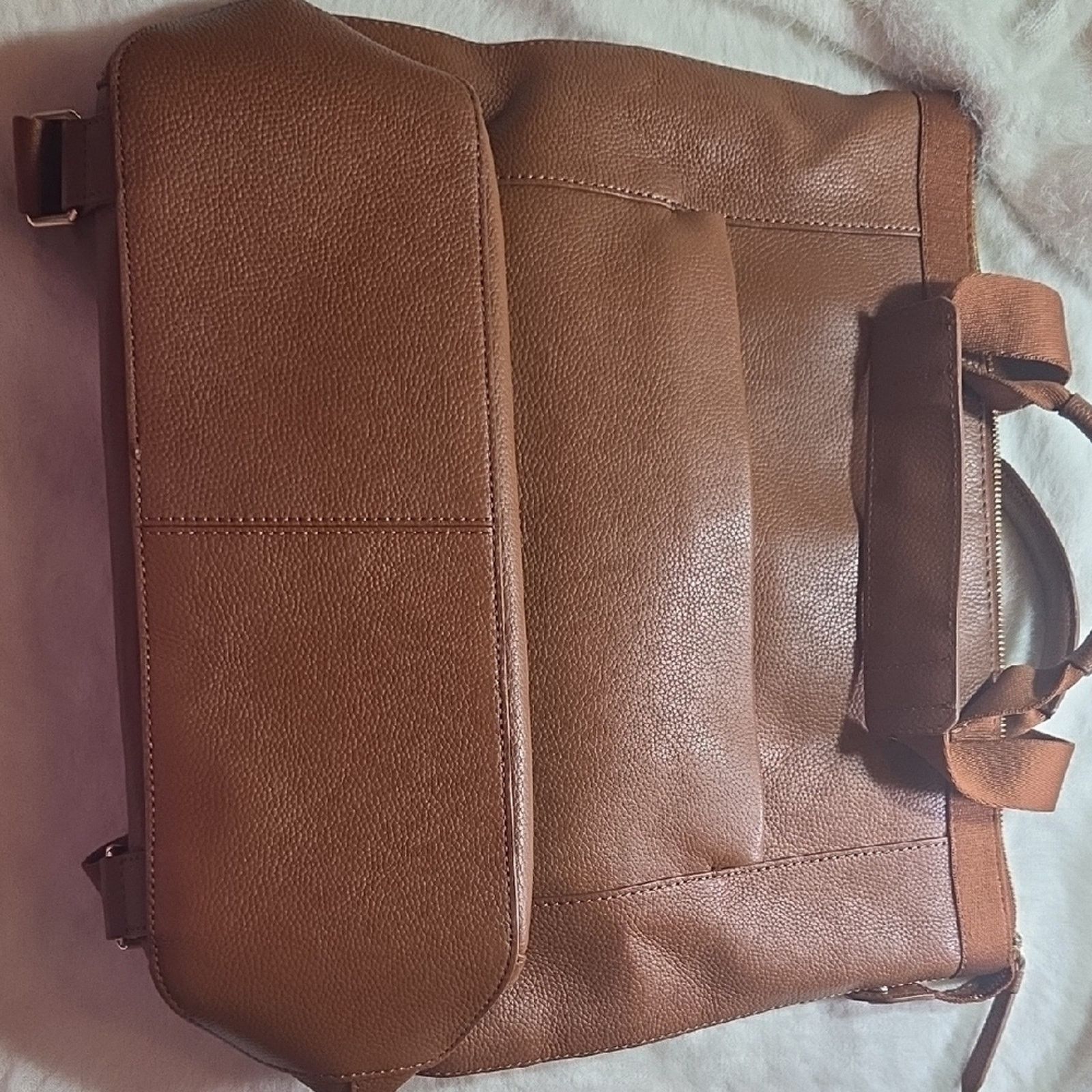 Cole Haan Cole Haan Chestnut Tan Leather Tote Size ONE SIZE - 8 Thumbnail