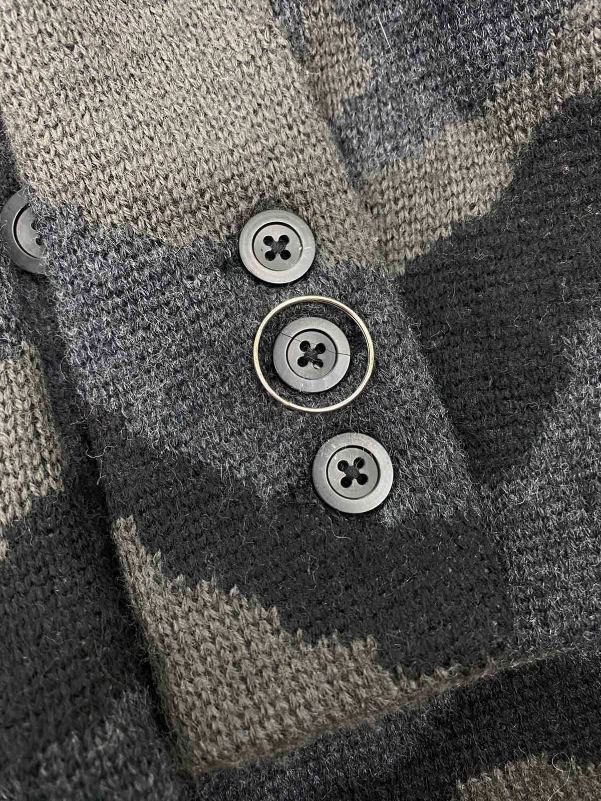 Japanese Brand 03 by Knitt03 14AW Camo Wool Jacket Size US XS / EU 42 / 0 - 10 Thumbnail