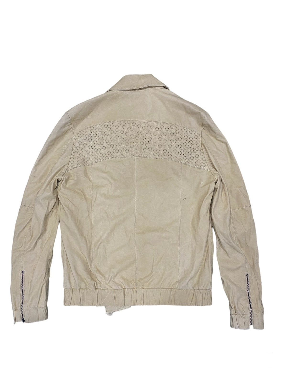 Bottega Veneta LUXURY SOFT LEATHER JACKET BOTTEGA VENETA BEIGE Size US M / EU 48-50 / 2 - 3 Thumbnail