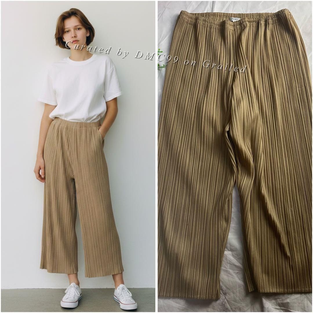 Issey Miyake Vtg Issey miyake archive 2 design open leg pants