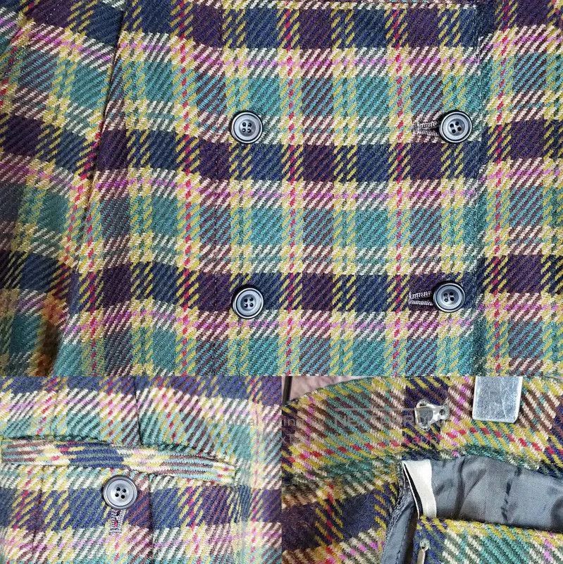 Dior Dior Wool Plaid Mini Skirt for Women . Size 23" - 6 Thumbnail