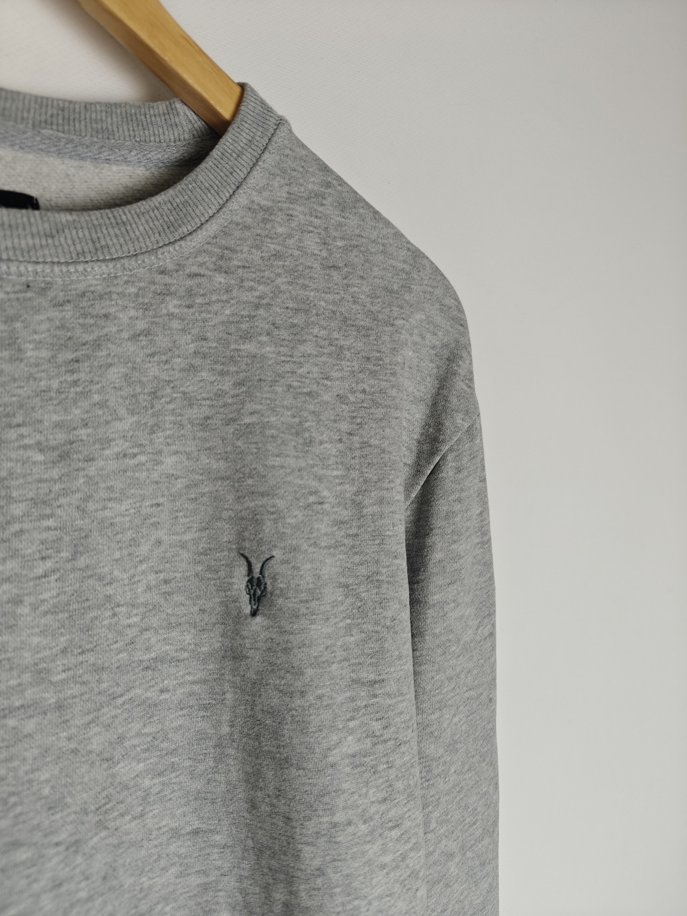 Allsaints Allsaints Sweatshirt Crewnceck Logo Gray size XS Fits M Size US M / EU 48-50 / 2 - 3 Thumbnail
