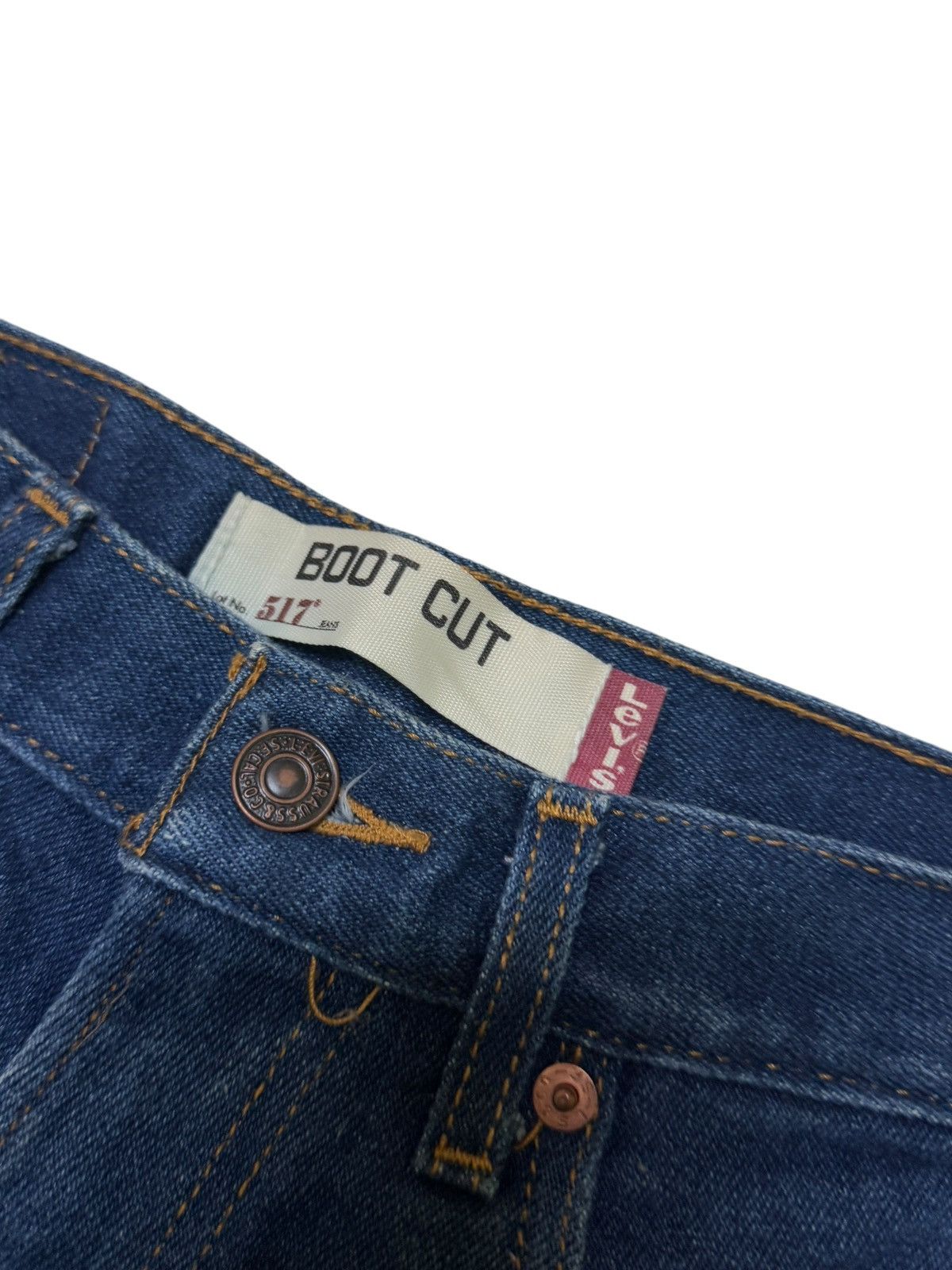 Levi's Vintage Clothing Vintage Flare Levis 517 Blue Bootcut Jeans Size US 28 / EU 44 - 9 Thumbnail