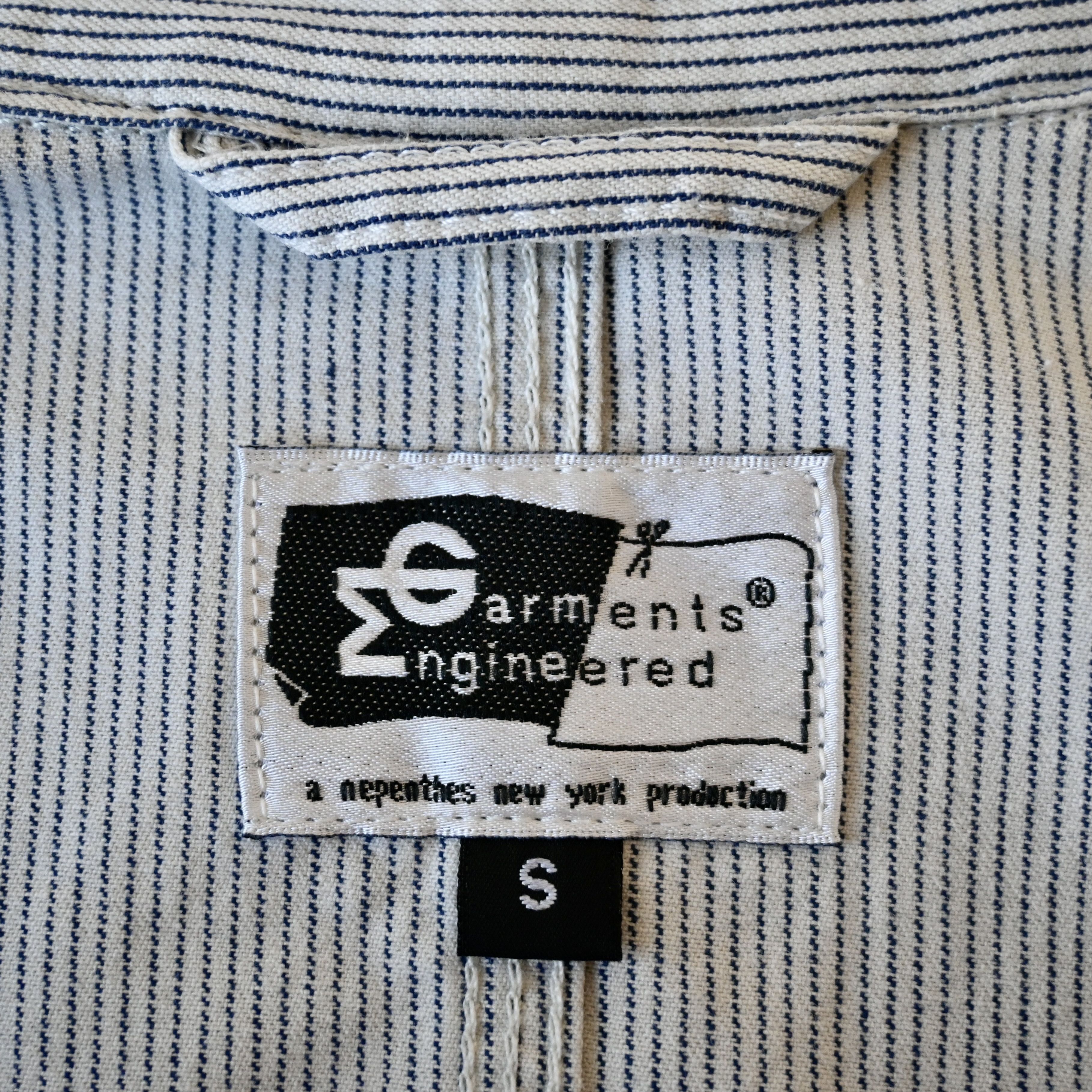 Engineered Garments VTG 2000s Engineered Garments hickory twill "Shop Coat" Size US S / EU 44-46 / 1 - 12 Thumbnail