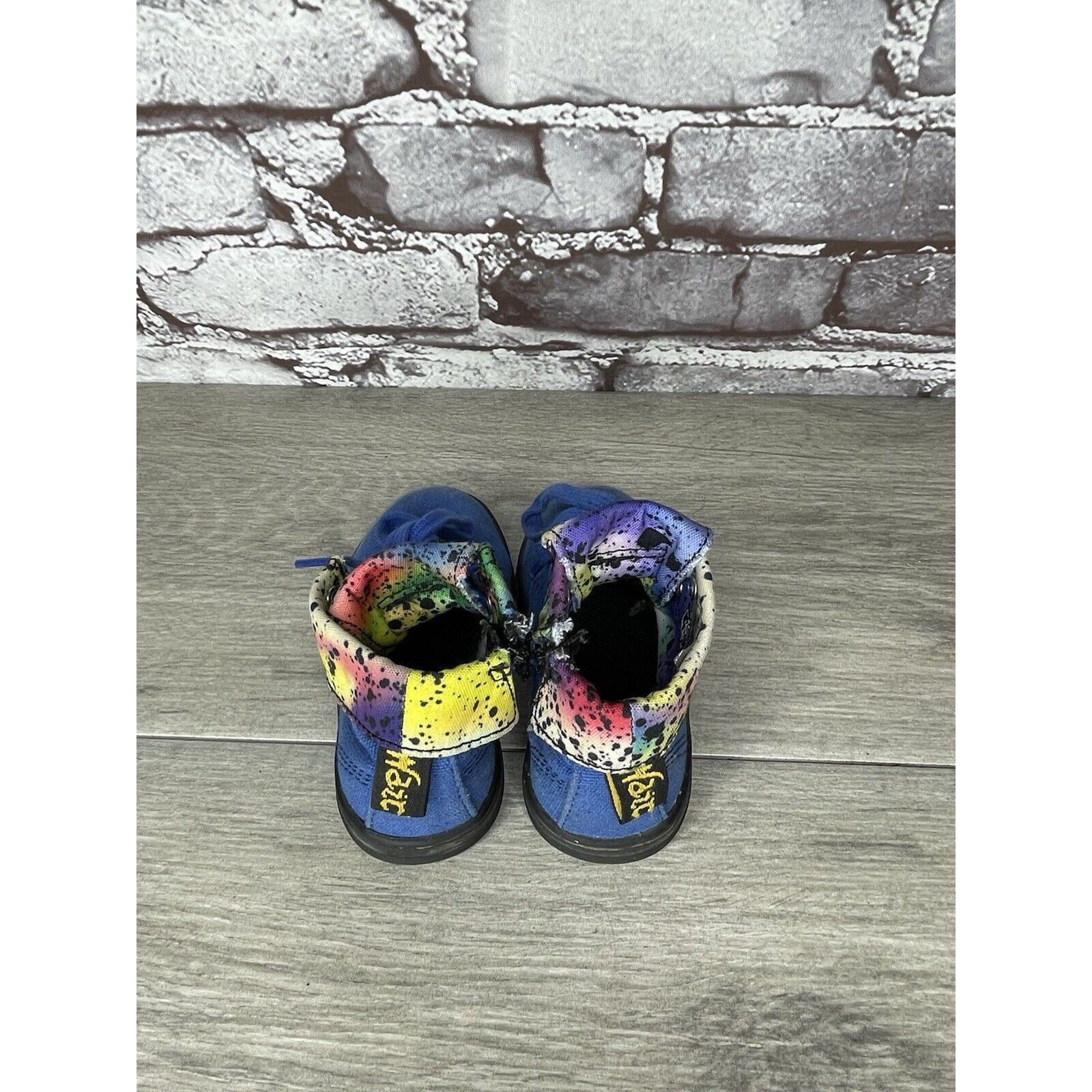 Dr. Martens DR MARTENS BLUE CANVAS Clover Fold Down BOOTS YOUTH AIR WALK Size US 6.5 / IT 36.5 - 5 Thumbnail