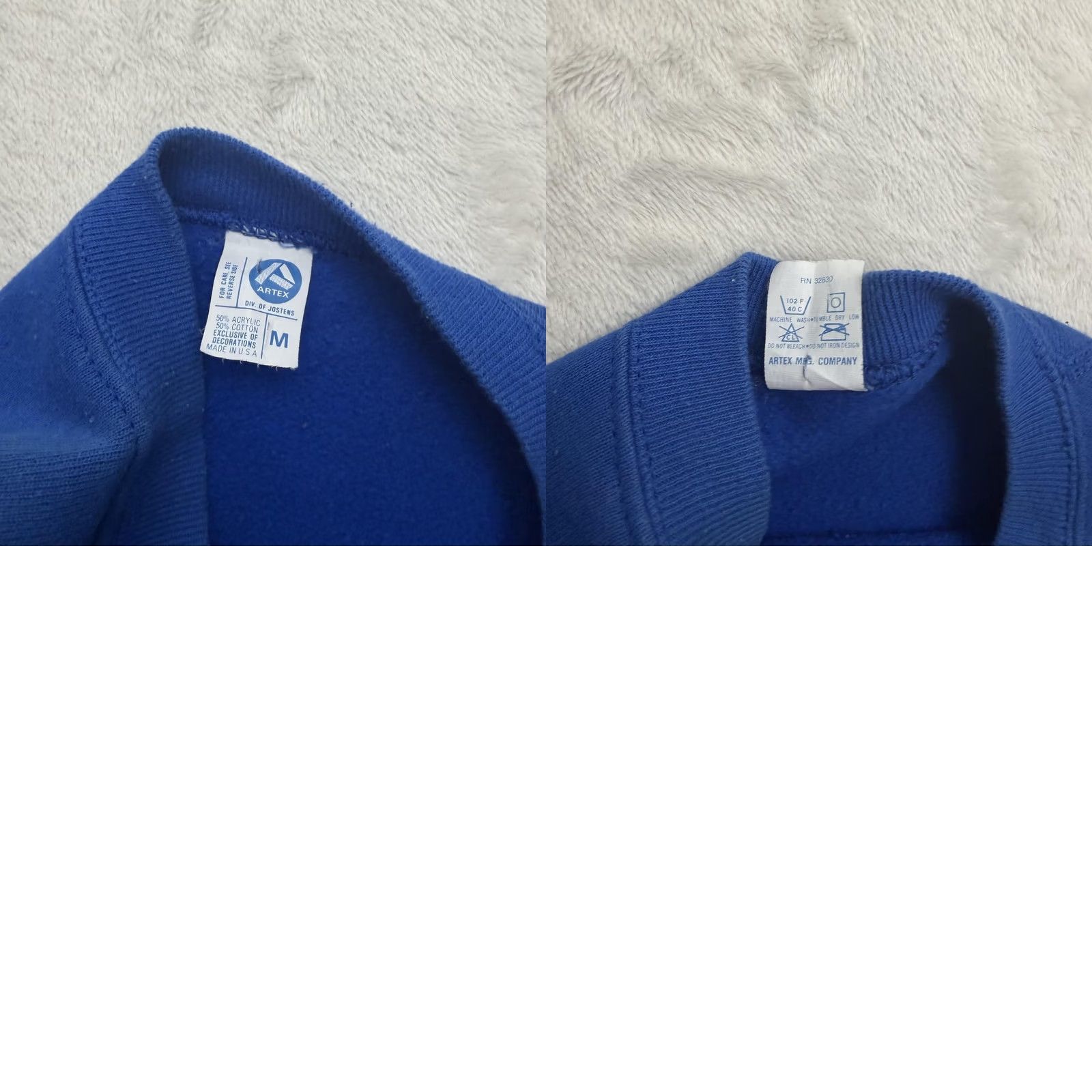 Vintage VINTAGE Artex Flying Aces Torrejon Looney Tunes Sweatshirt Mens Medium Blue 1988 Size US M / EU 48-50 / 2 - 10 Thumbnail