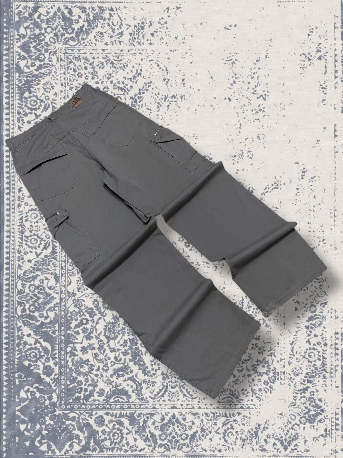 Designer × Japanese Brand × Vintage Vintage 1990s Japan Designer No Brake Cargo Multipcoket Pant Size US 29 - 10 Thumbnail