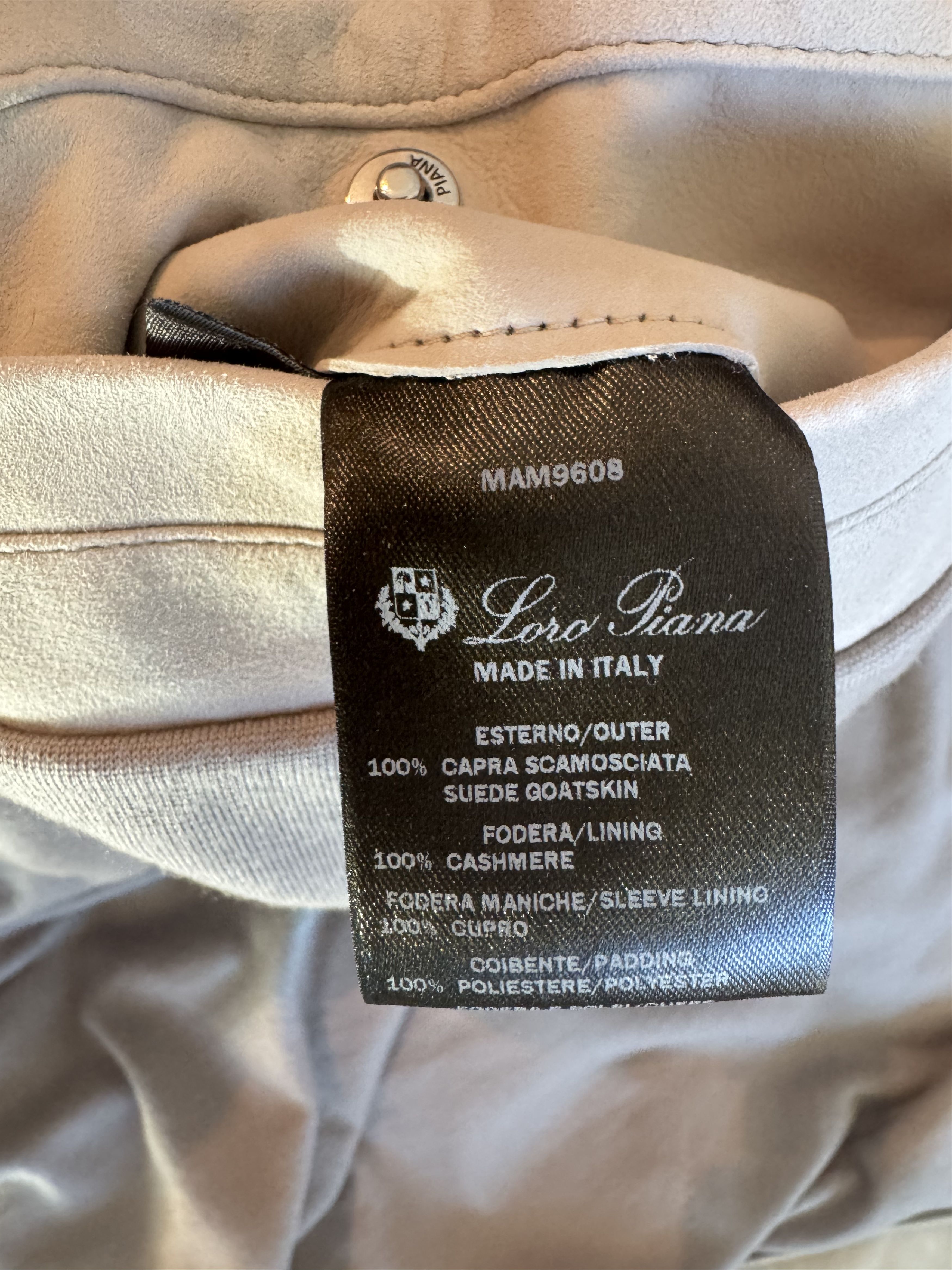 Loro Piana Loro Piana Flavio Quilted Suede Down Jacket Size L Size US L / EU 52-54 / 3 - 5 Thumbnail
