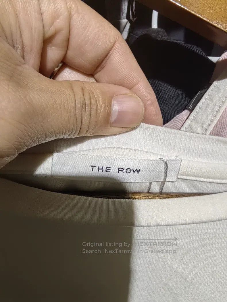 The Row The Row White long-sleeve T-shirt Size XS / US 0-2 / IT 36-38 - 2 Thumbnail
