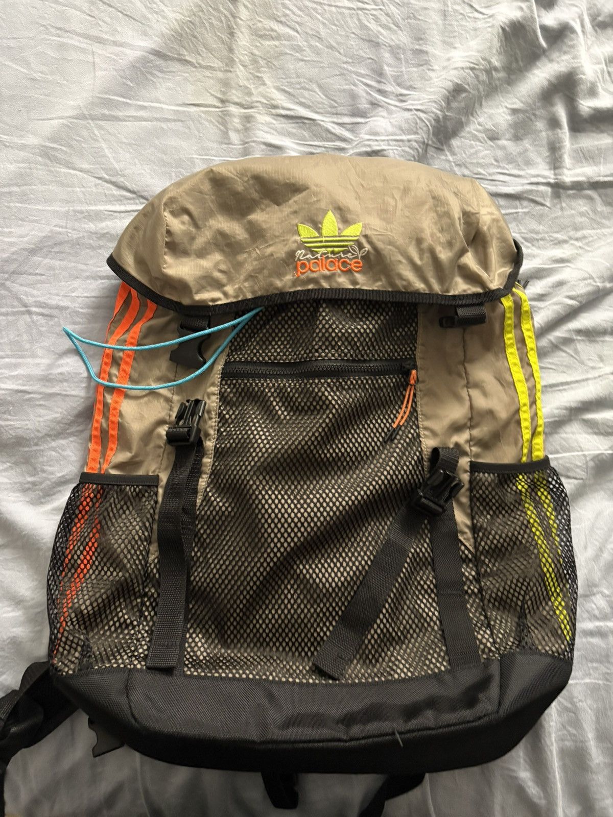 Palace Palace FW21 Cordura Double Diamond Backpack Olive P21BAG001