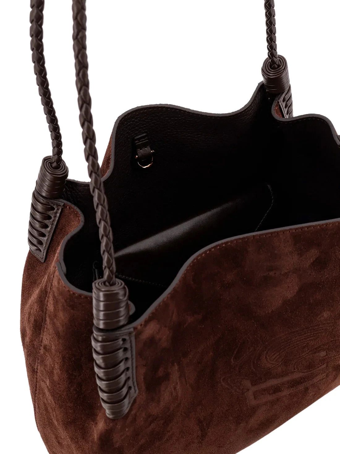 Etro ETRO Libra Small Brown Suede Tote Bag New And Authentic Size ONE SIZE - 4 Thumbnail