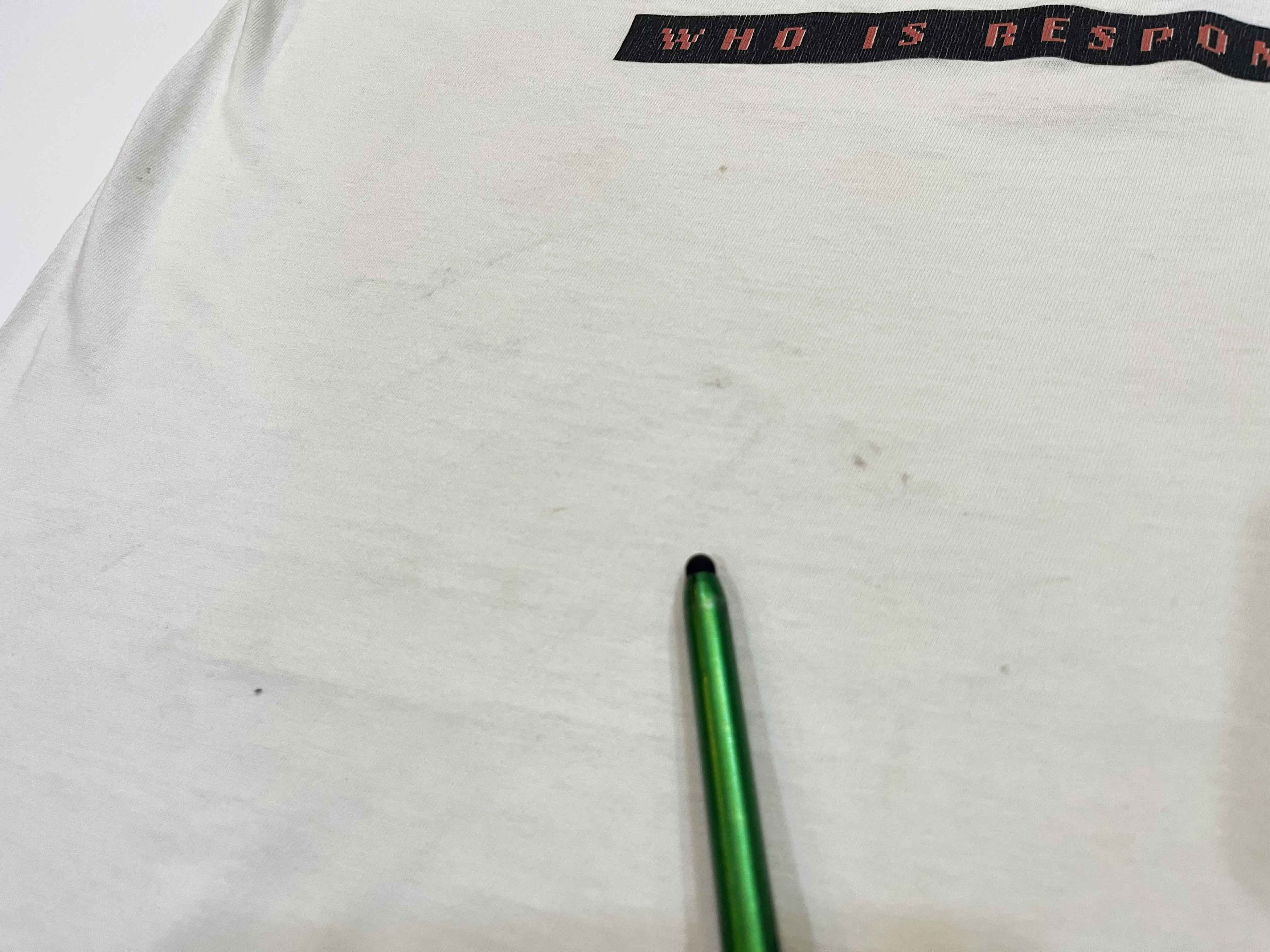 Hanes × Vintage Vintage Hanes Museum of Tolerance Who is Responsible T-Shirt Size US XL / EU 56 / 4 - 8 Thumbnail