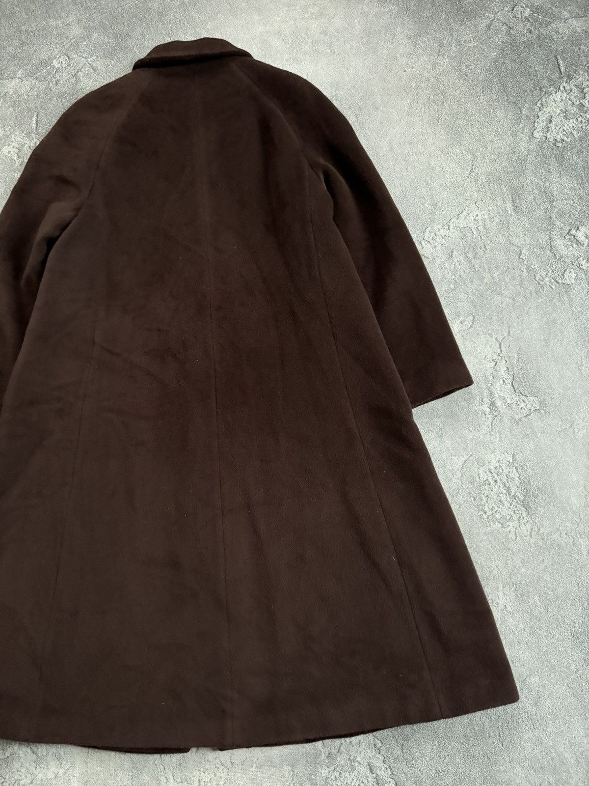 Escada Escada 42size Retro vintage brown wool coat long jacket 00s Size M / US 6-8 / IT 42-44 - 19 Thumbnail
