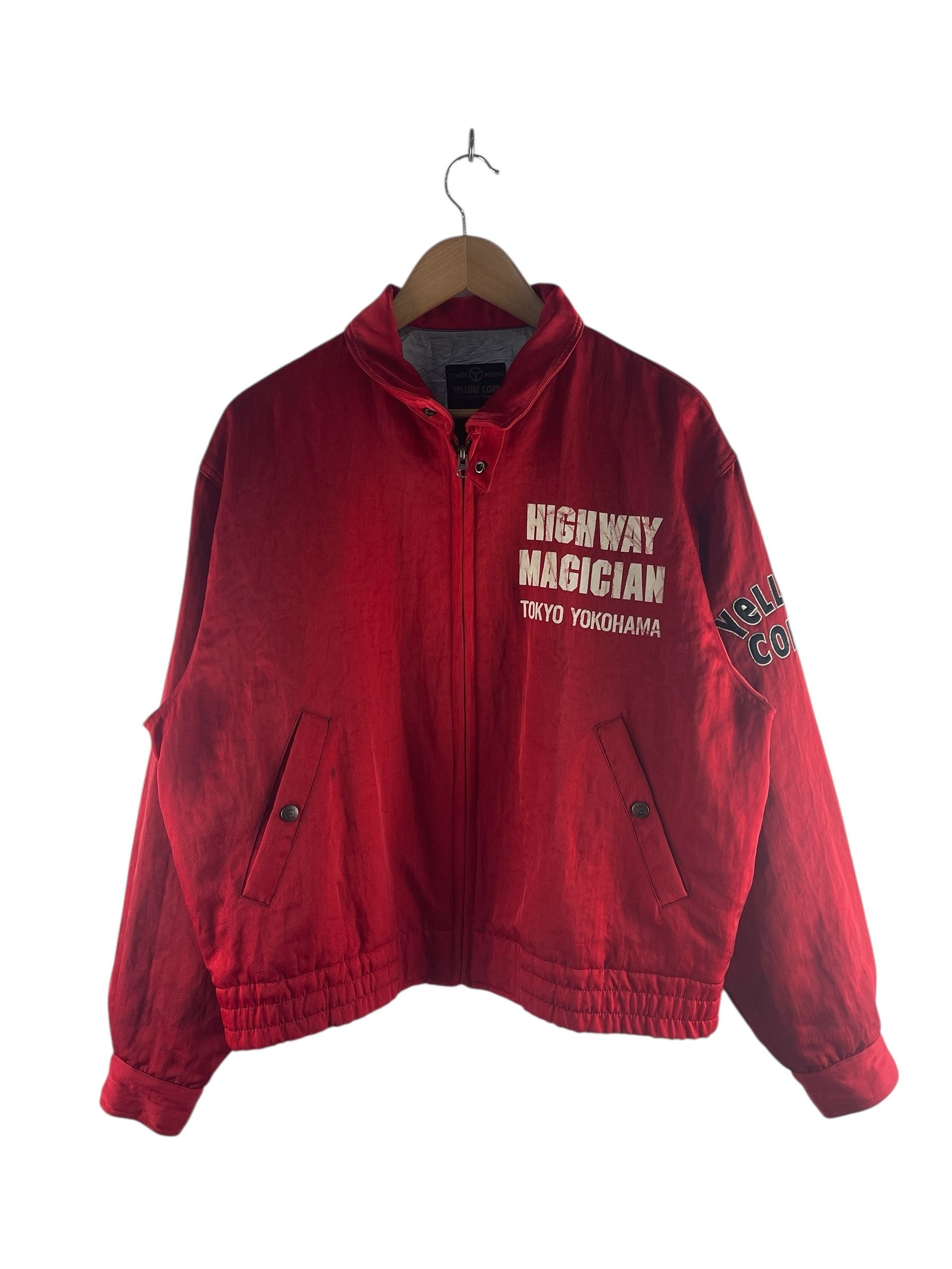 YELLOW CORN Vintage Yellow Corn Highway Magician Racing Jacket Red Size US L / EU 52-54 / 3 - 1 Thumbnail
