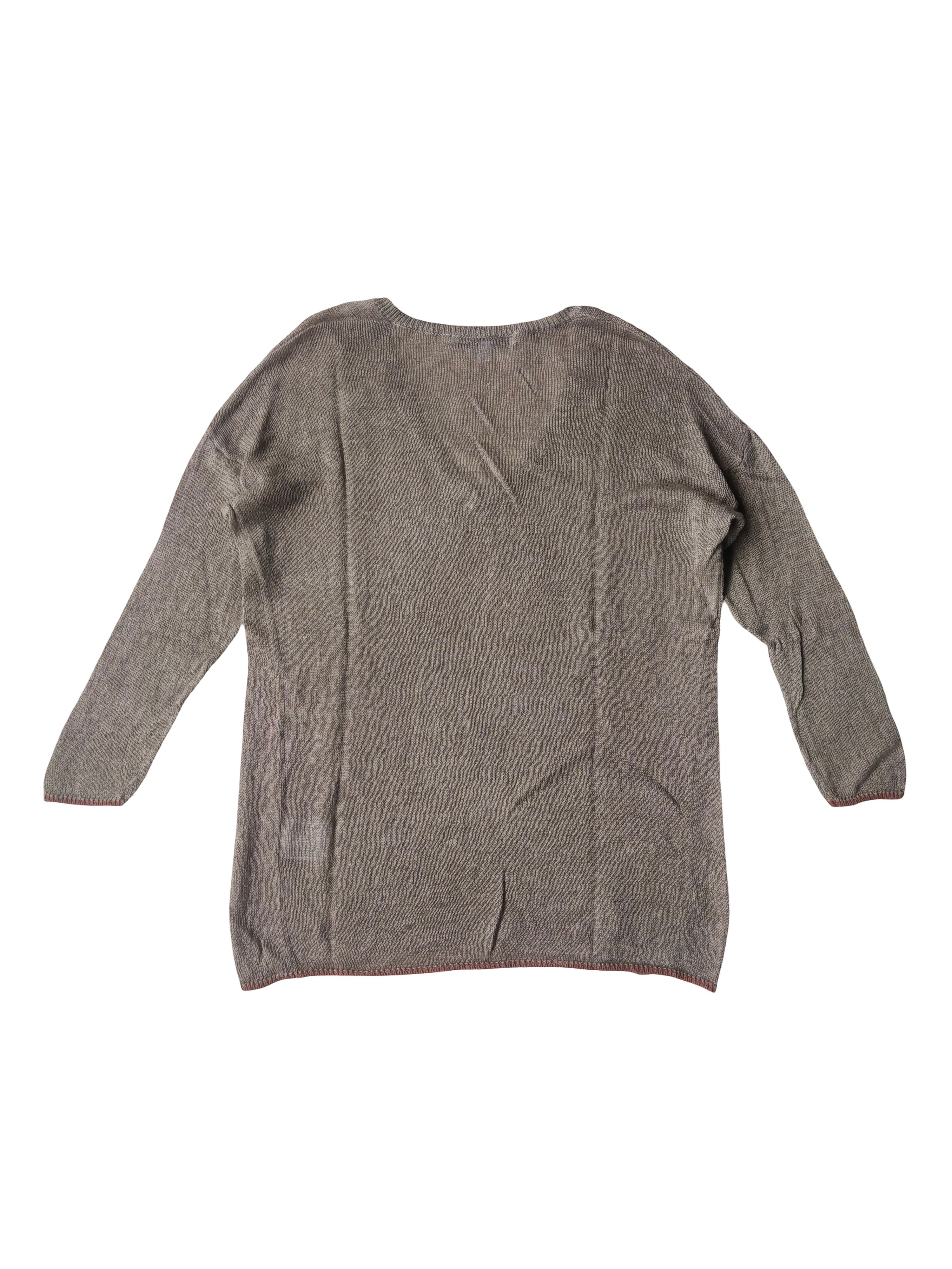 Lemaire × Uniqlo Uniqlo x Ines de la Fressange Linen Sheer Knit Sweater Size L / US 10 / IT 46 - 4 Thumbnail