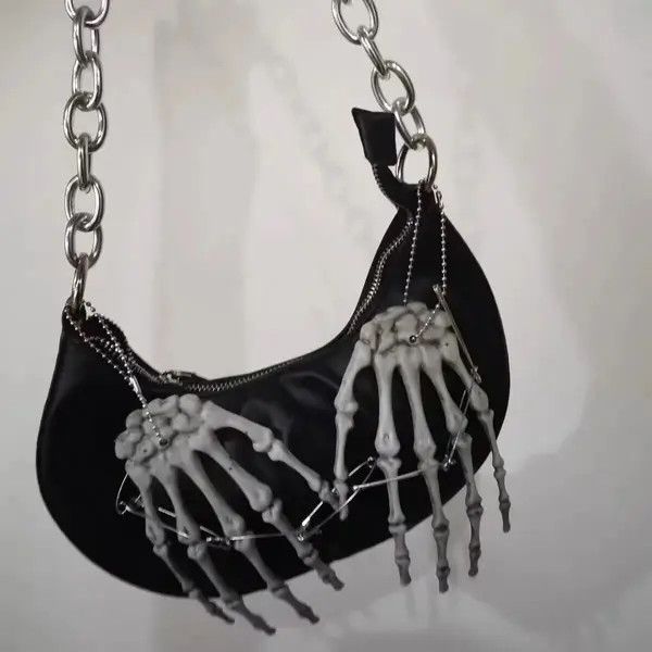 VIBE Skull Dumpling Crossbody Bag Size ONE SIZE - 3 Thumbnail