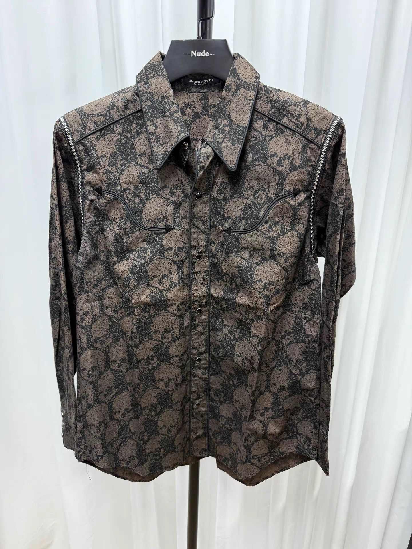 Undercover Undercover Skull Zip Panel Limited Shirt K20 Size US M / EU 48-50 / 2 - 1 Thumbnail