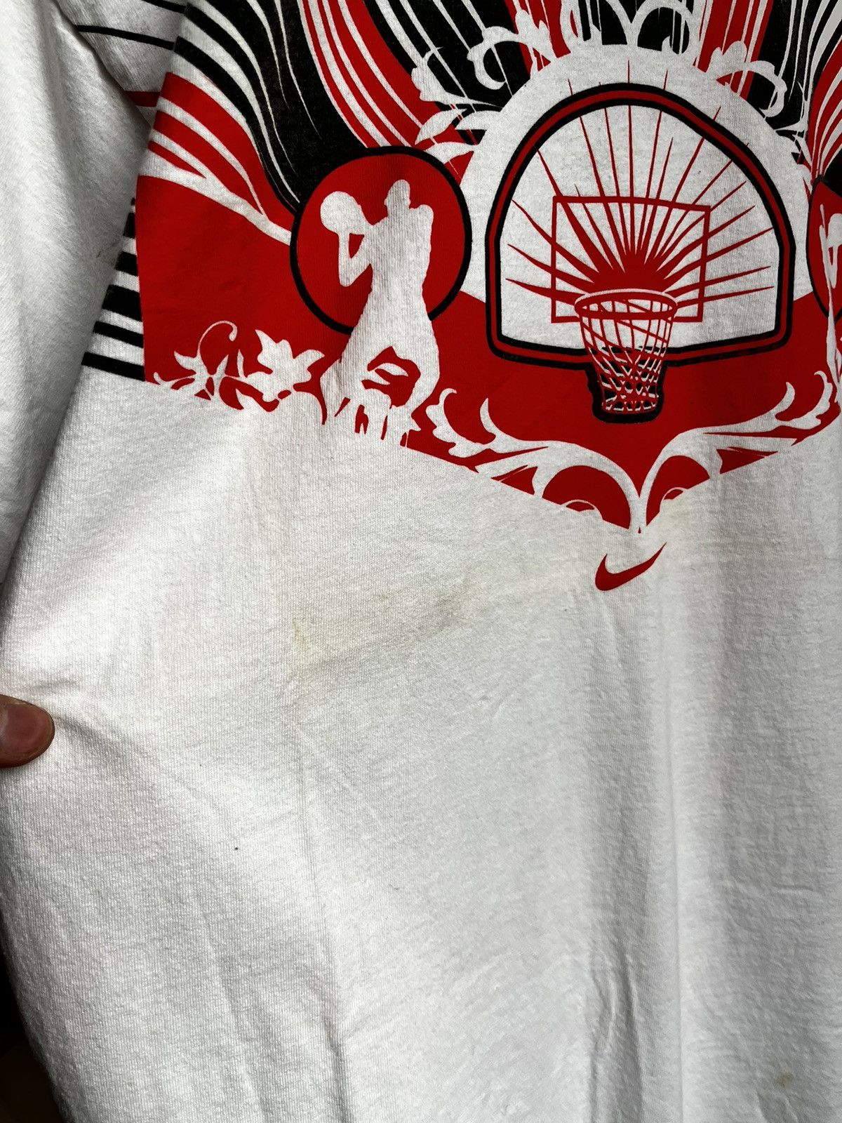 Nike × Vintage Nike basketball t shirt vintage 90s Size US XL / EU 56 / 4 - 8 Thumbnail