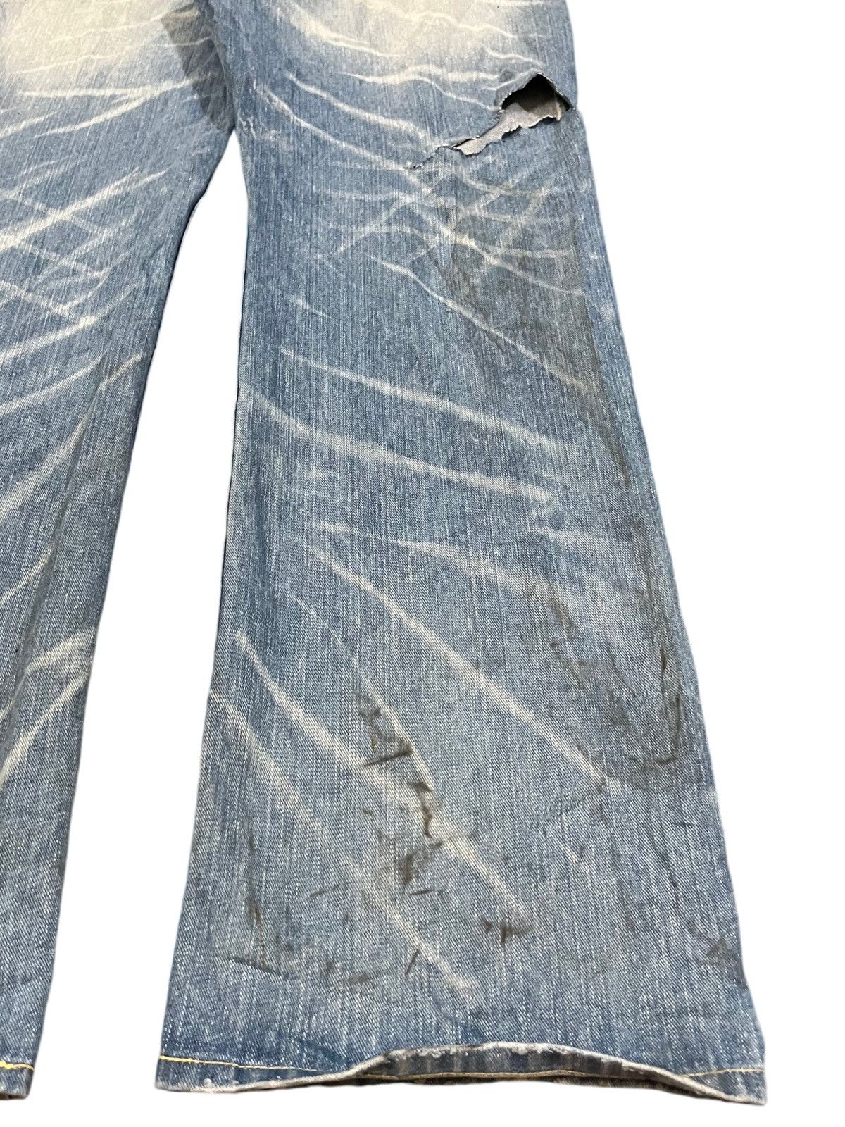 Body Glove Vintage Body Glove Clawmark Ripped Baggy Denim Size US 36 / EU 52 - 7 Thumbnail