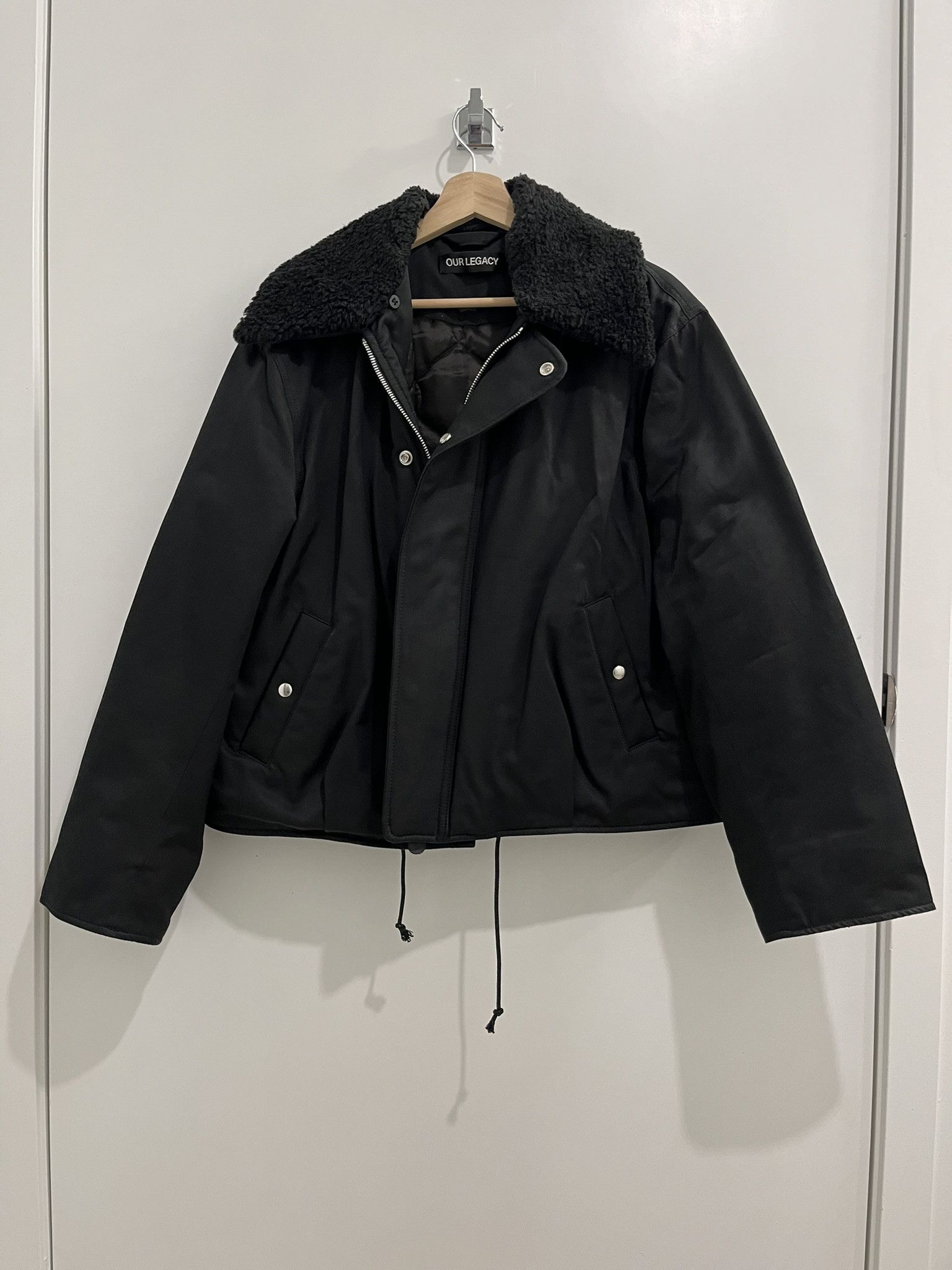ジャケット・アウター OUR LEGACY 24aw ACE JACKET size44 Our Legacy - Ace Jacket Black Aero Nylon