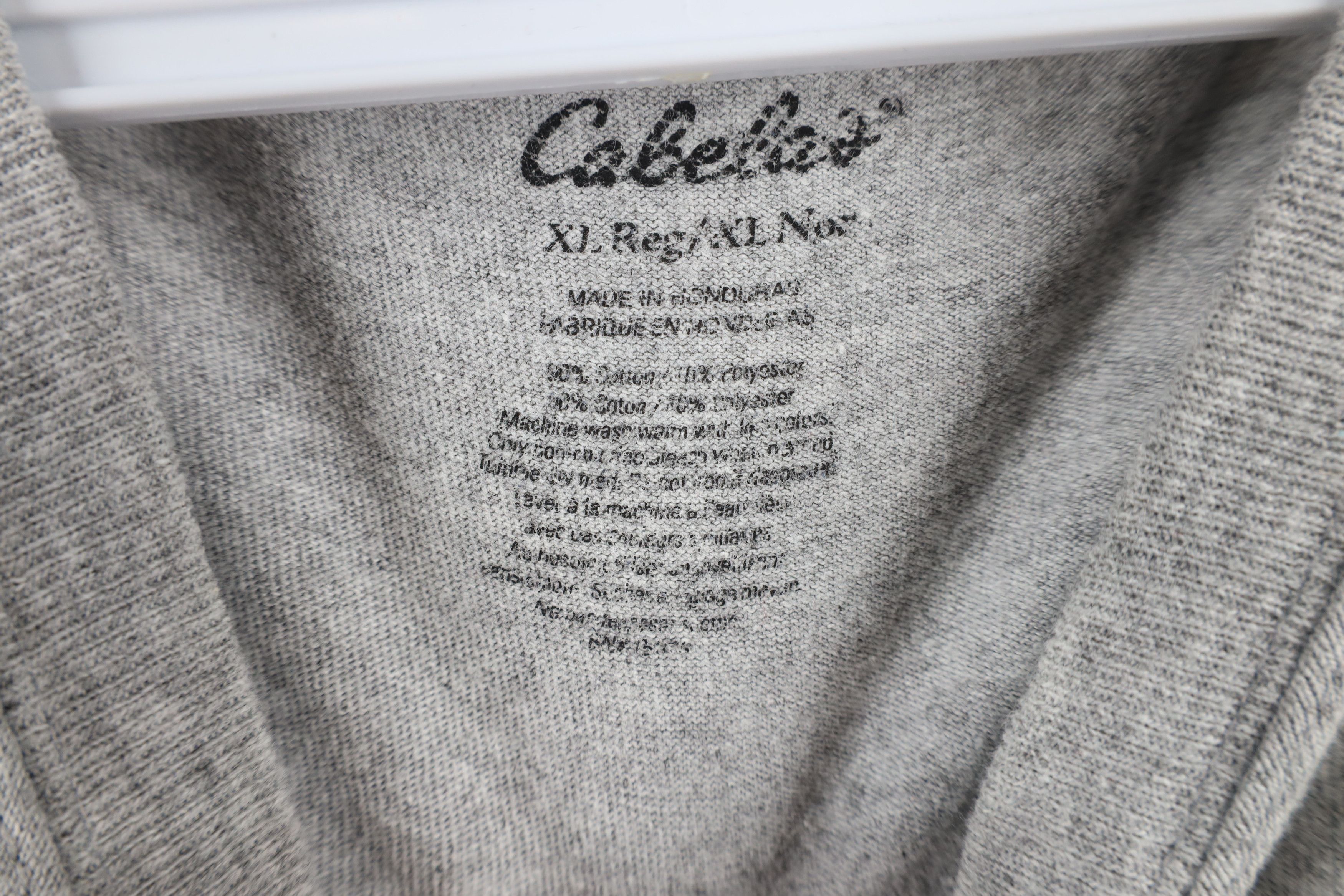 Cabelas Vintage Cabelas Distressed Duck Hunting Double Sided T-Shirt Size US XL / EU 56 / 4 - 6 Thumbnail