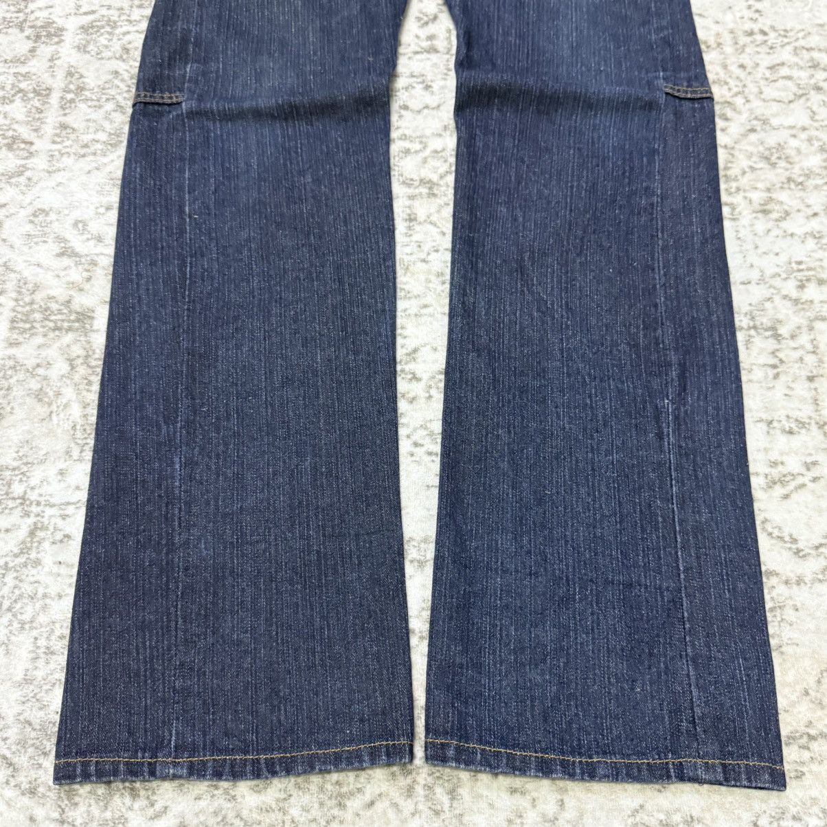Japanese Brand 2000s Rimaster Japan Double Waist Twisted Seam Jeans Size US 30 / EU 46 - 8 Thumbnail