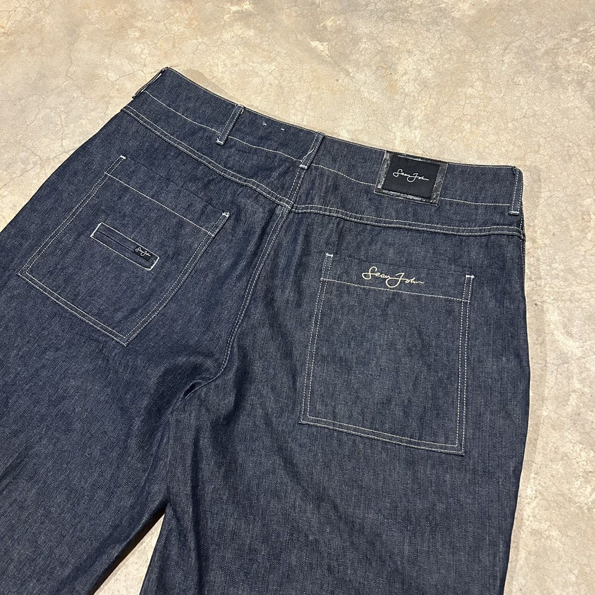JNCO × Sean John × Southpole Crazy Vintage Y2K Sean John Baggy Stash Pocket Jeans Cyber Size US 40 / EU 56 - 3 Thumbnail