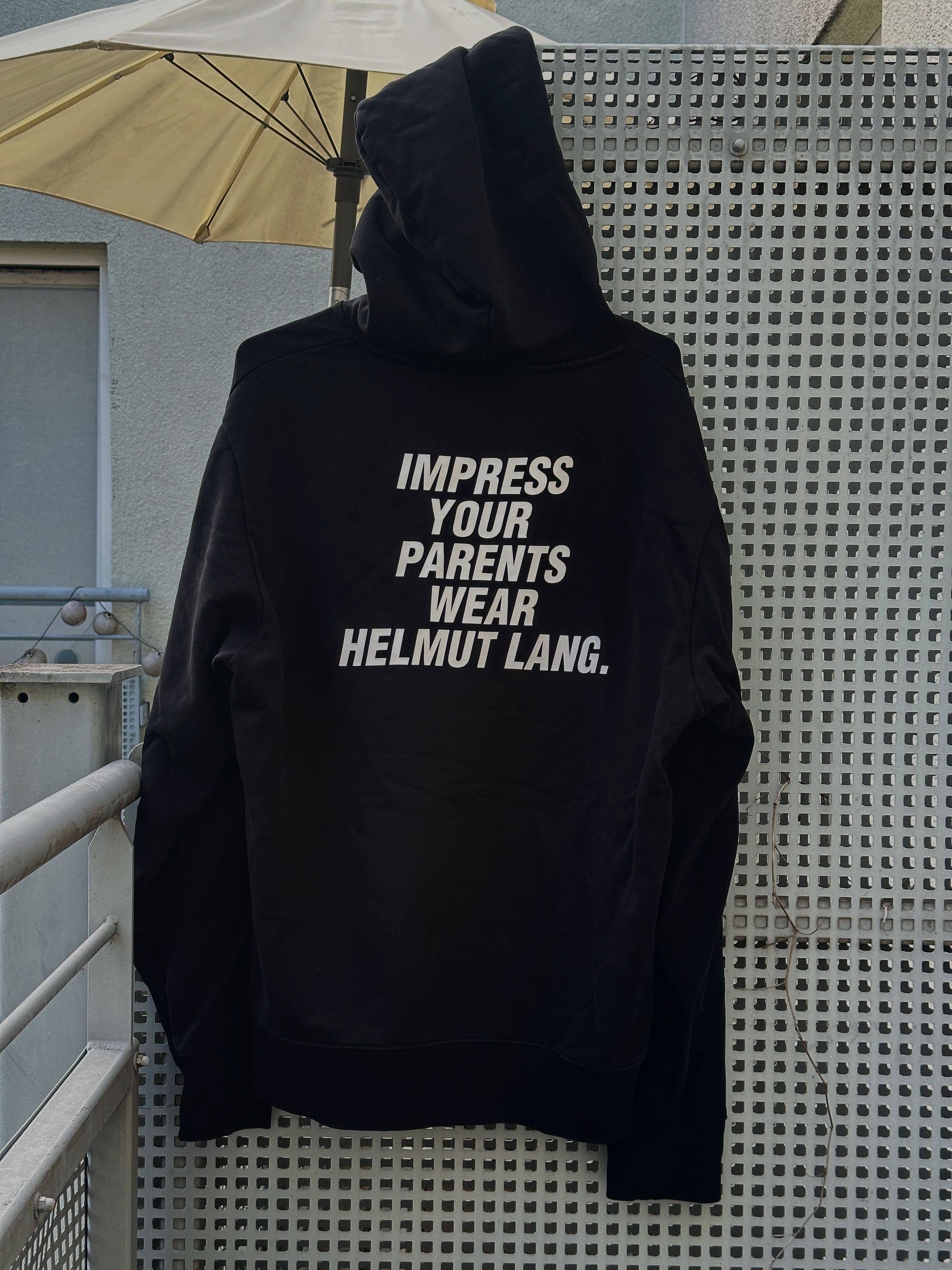 Helmut Lang Helmut Lang Black Hoodie Size US L / EU 52-54 / 3 - 2 Thumbnail