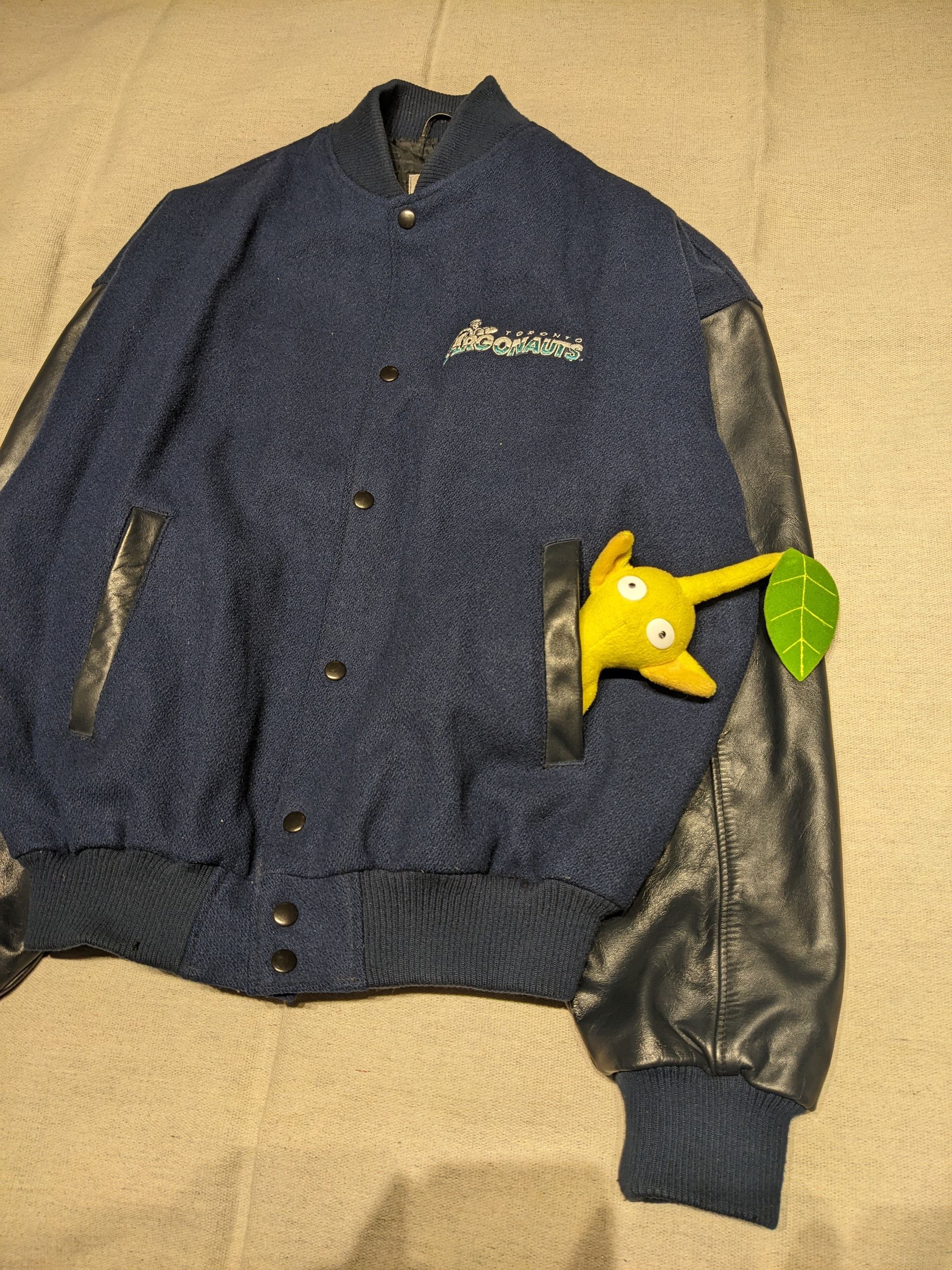 Other Vintage Toronto Argonauts wool leather varsity jacket mens L Size US L / EU 52-54 / 3 - 2 Thumbnail