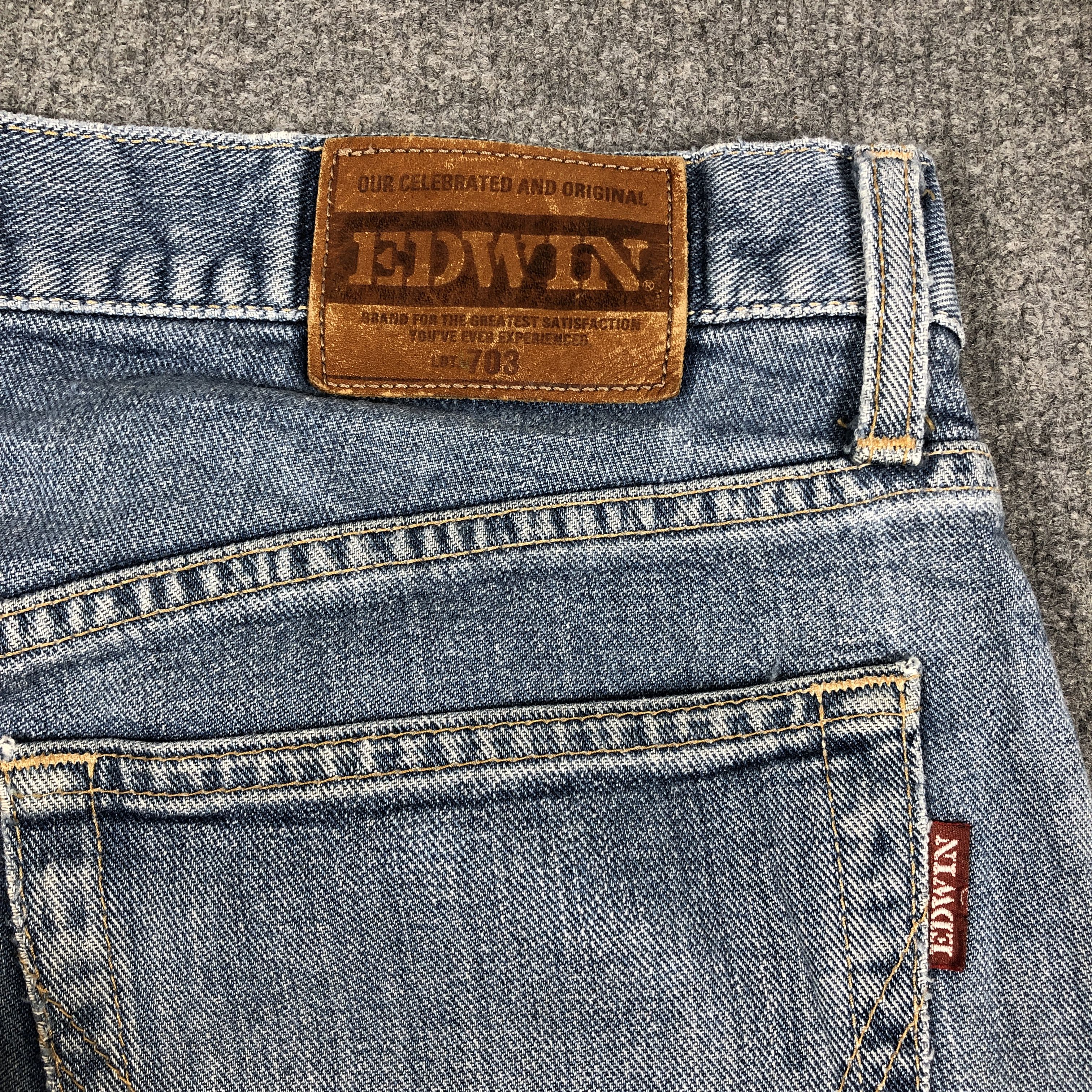 Edwin × Vintage Womens Vintage Edwin Soft Jeans L1202W Size 34" / US 12 / IT 48 - 8 Thumbnail