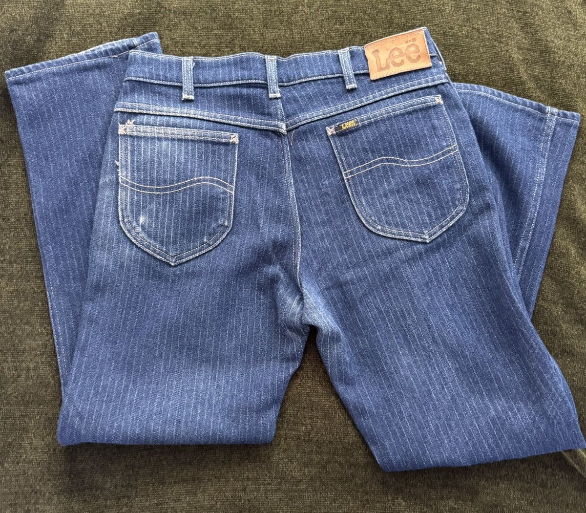 Art Comes First × Lee × Vintage Vintage Lee Riders Rail Road Strip Jeans Size US 33 - 9 Thumbnail