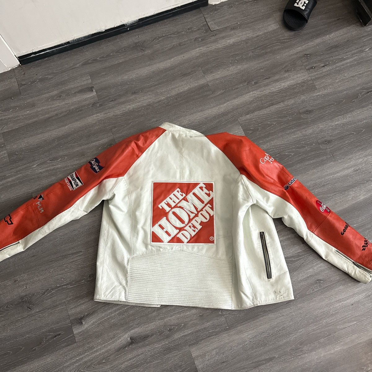 NASCAR Nascar Home Depo Leather Jacket Size US L / EU 52-54 / 3 - 2 Thumbnail