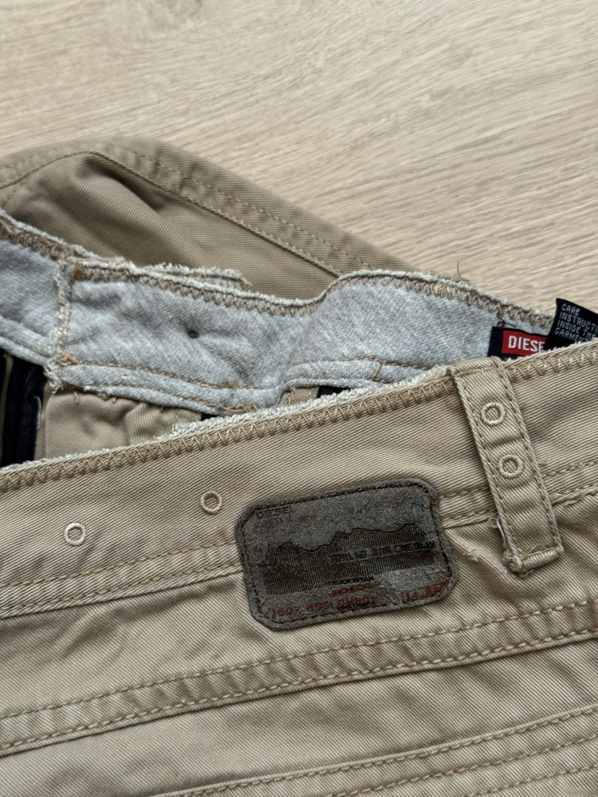 Diesel Vintage 00s Diesel Bandit Бандит y2k Archival Japanese Pants Size US 31 - 10 Thumbnail