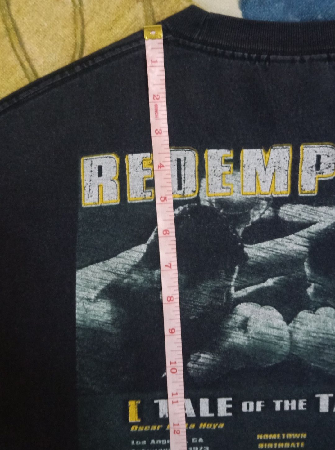 Rap Tees × Vintage Vintage De La Hoya vs Mosley II Redemption Promo T-shirt Size US L / EU 52-54 / 3 - 21 Thumbnail