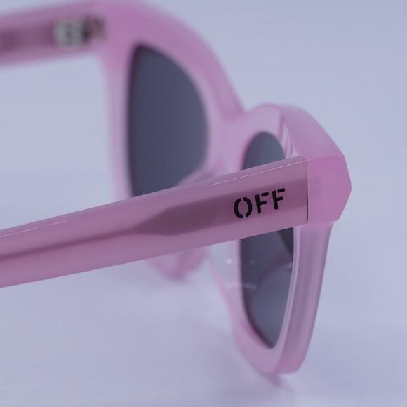 Off-White Off-White OERI143 LINCOLN 3007 Sunglasses Pink Square Frame Size ONE SIZE - 9 Thumbnail