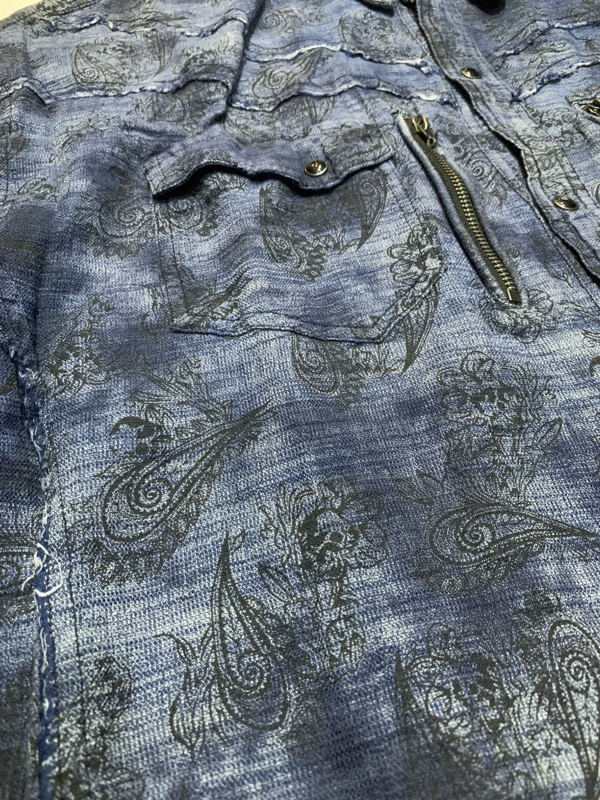In The Attic 🔥Rare🔥Vintage In The Attic AOP Bandana Skull Button Up Shirt Size US XXL / EU 58 / 5 - 8 Thumbnail