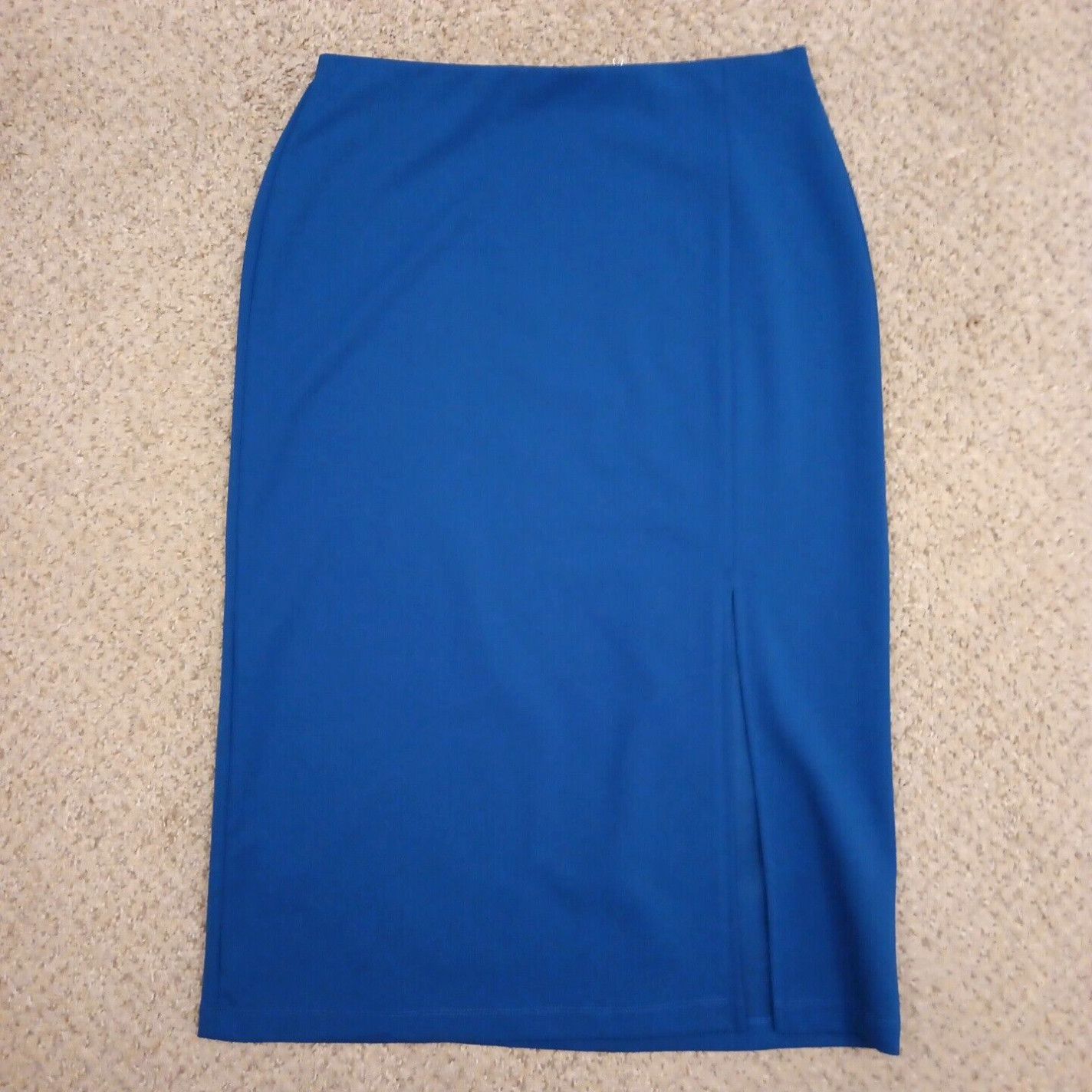 Jupe Crayon NYCC Imprimée Fleurie - Taille S, Longueur Genou, Avec Fente Dos - Élastique, Occasion Très Bon état