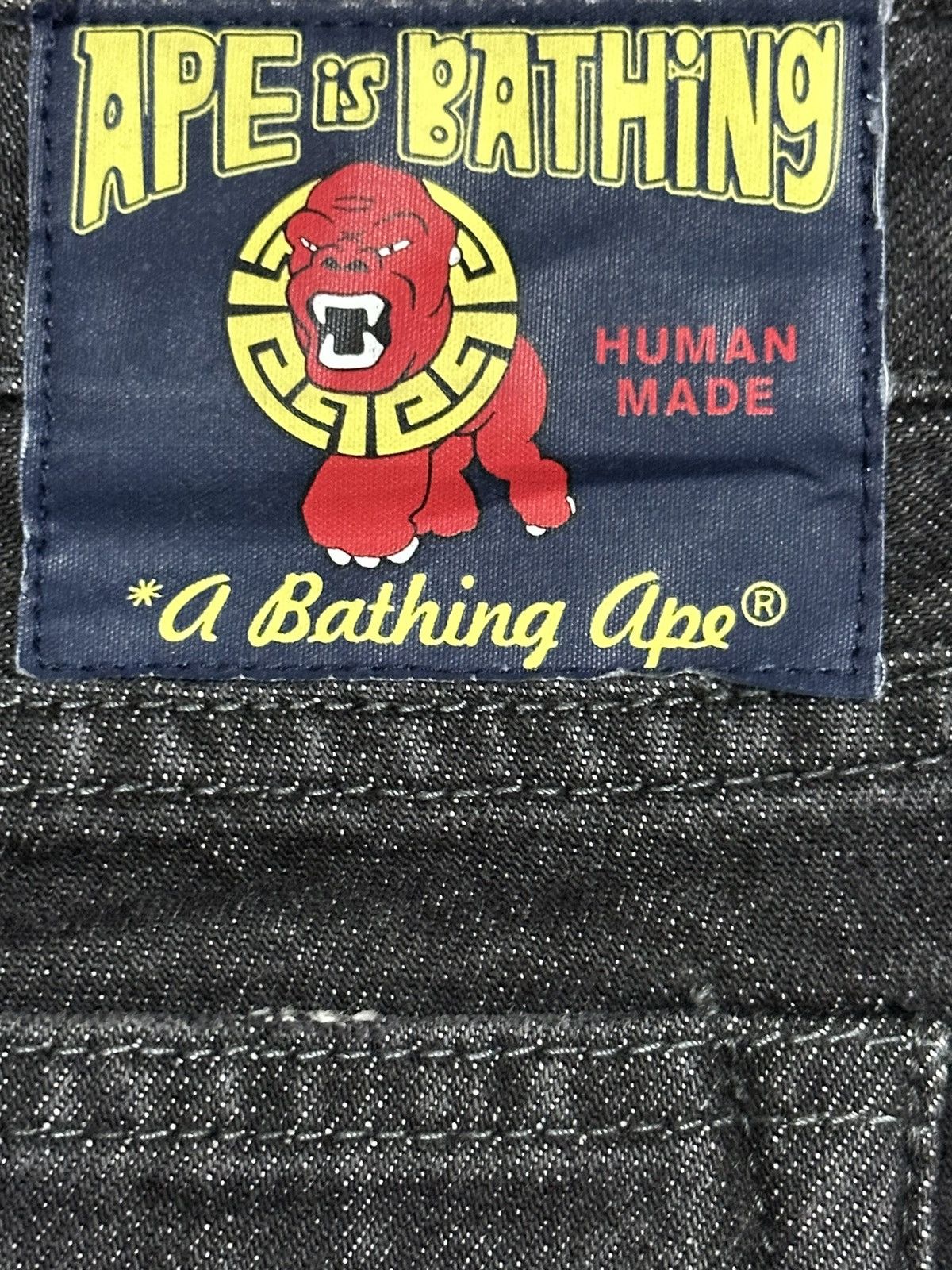 Bape Japan Bathing Ape Bape Star Faded Wash Style Jeans Size US 30 / EU 46 - 9 Thumbnail