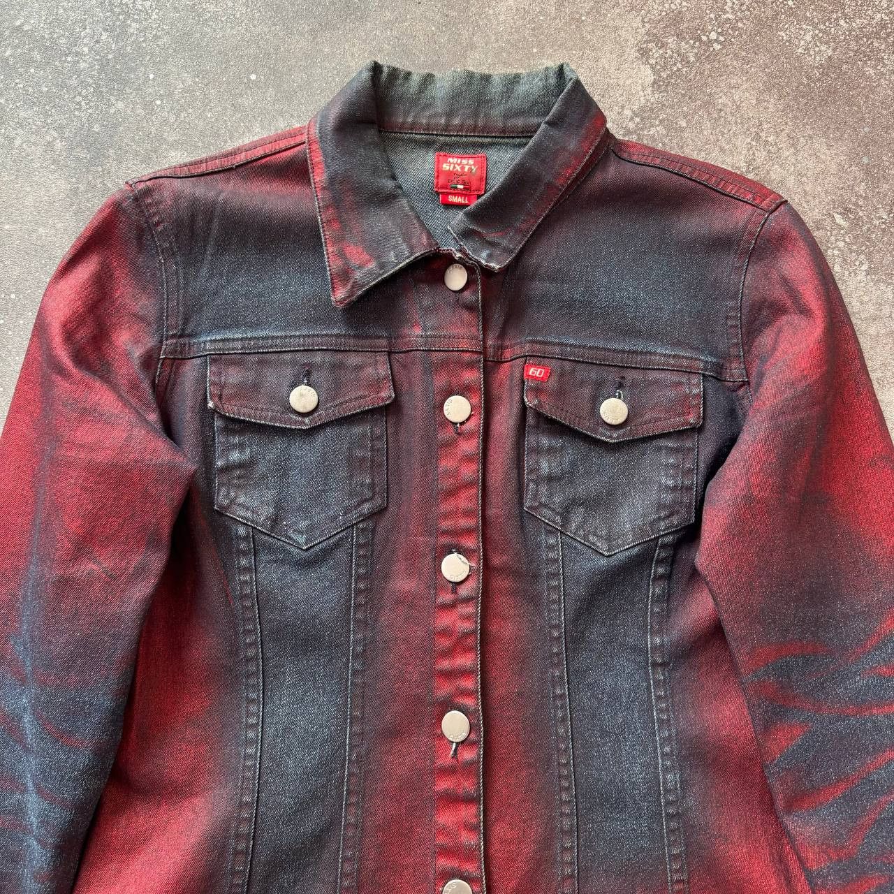 Japanese Brand × Miss Sixty × Vintage Miss Sixty Vintage Acid Washed Denim Jacket Size M / US 6-8 / IT 42-44 - 14 Thumbnail