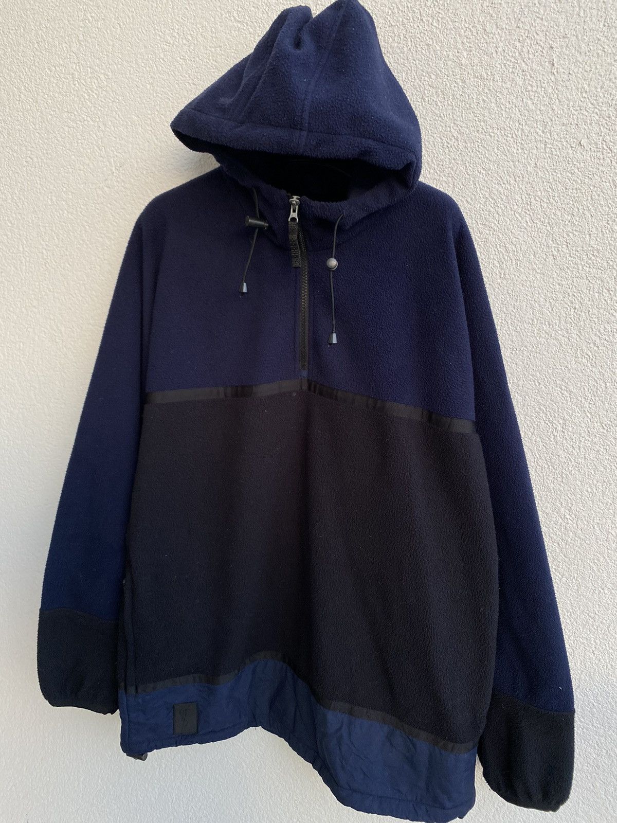 Yves Saint Laurent 90s Fleece YSL Jacket Anorak Zip YSL Bomber Black YSL Anorak Size US XL / EU 56 / 4 - 1 Thumbnail