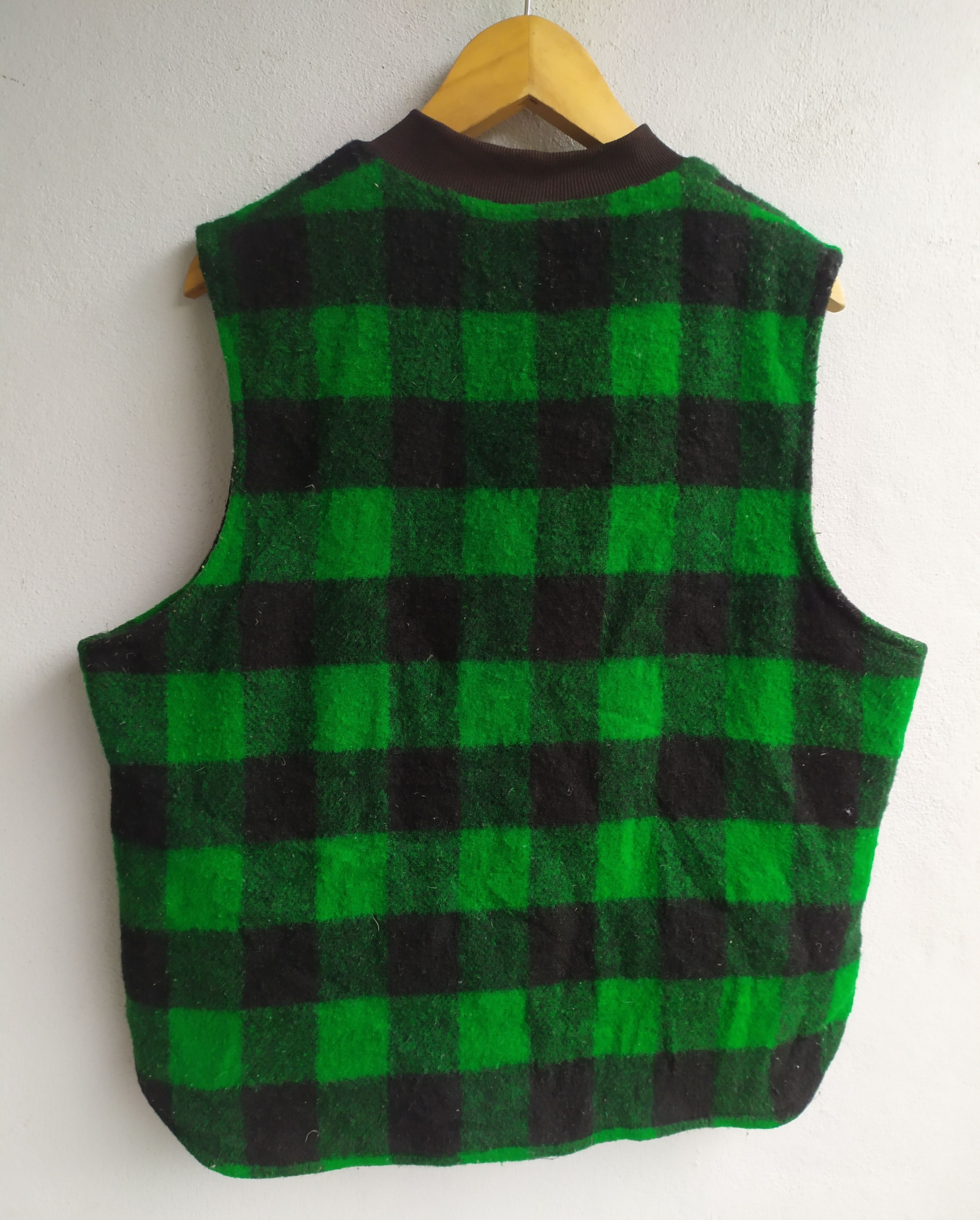 Vintage CABOOSE GREEN TARTAN VEST JACKET Size US L / EU 52-54 / 3 - 2 Thumbnail