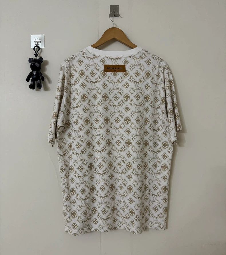 Louis Vuitton Louis Vuitton Beige presbyopic full print short sleeve Size US XXL / EU 58 / 5 - 4 Thumbnail