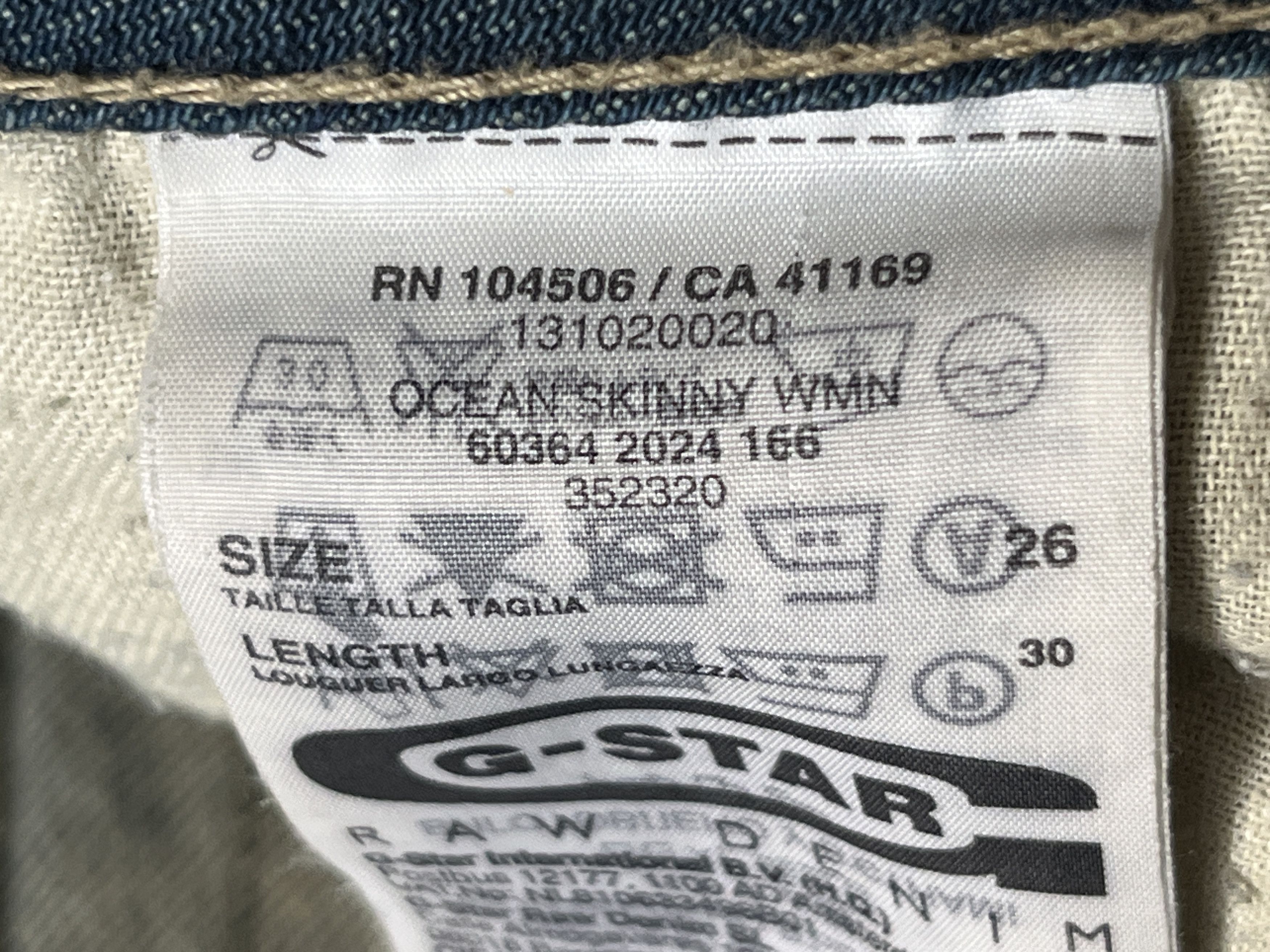 G-Star G-Star RAW Ocean Skinny - Vintage Skinny Size 26" / US 2 / IT 38 - 8 Thumbnail