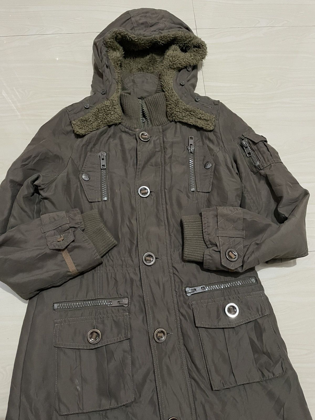 Japanese Brand vintage y2k rei firenze fur jacket Size M / US 6-8 / IT 42-44 - 3 Thumbnail