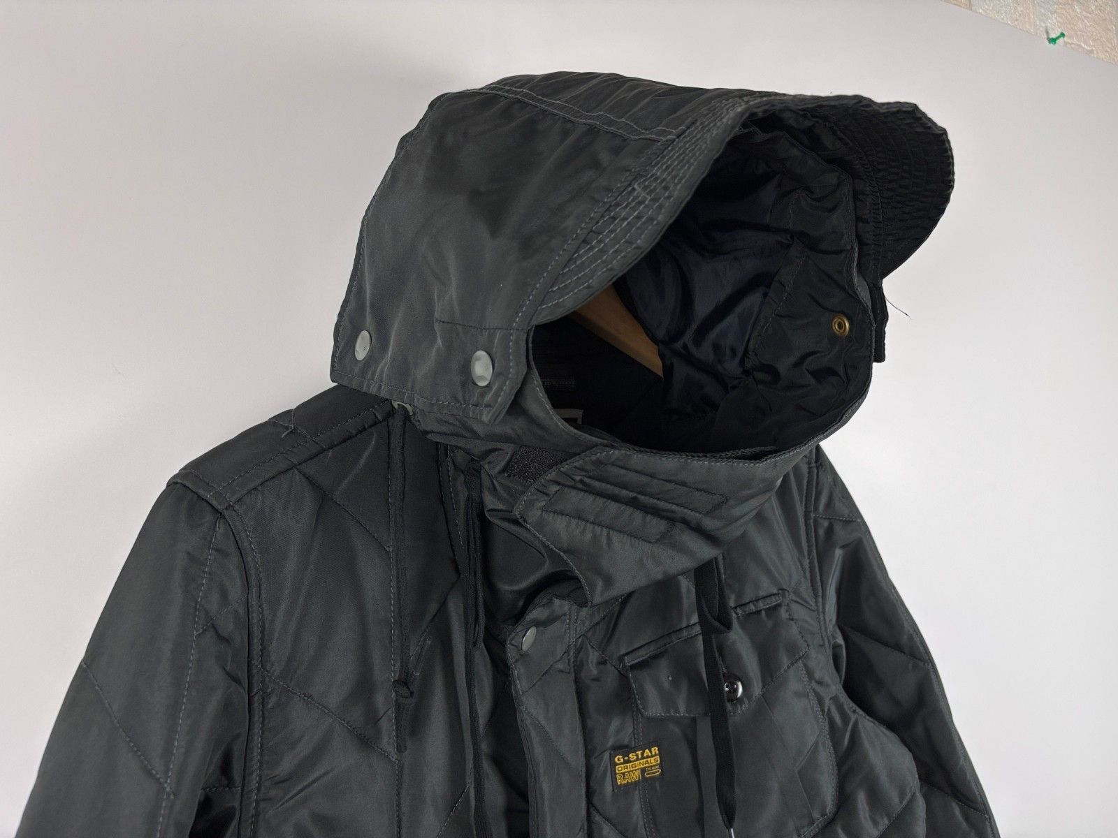 G-Star G-Star CO HDD Overshirt Hooded Quilted Jacket Black Size L Size US L / EU 52-54 / 3 - 8 Thumbnail