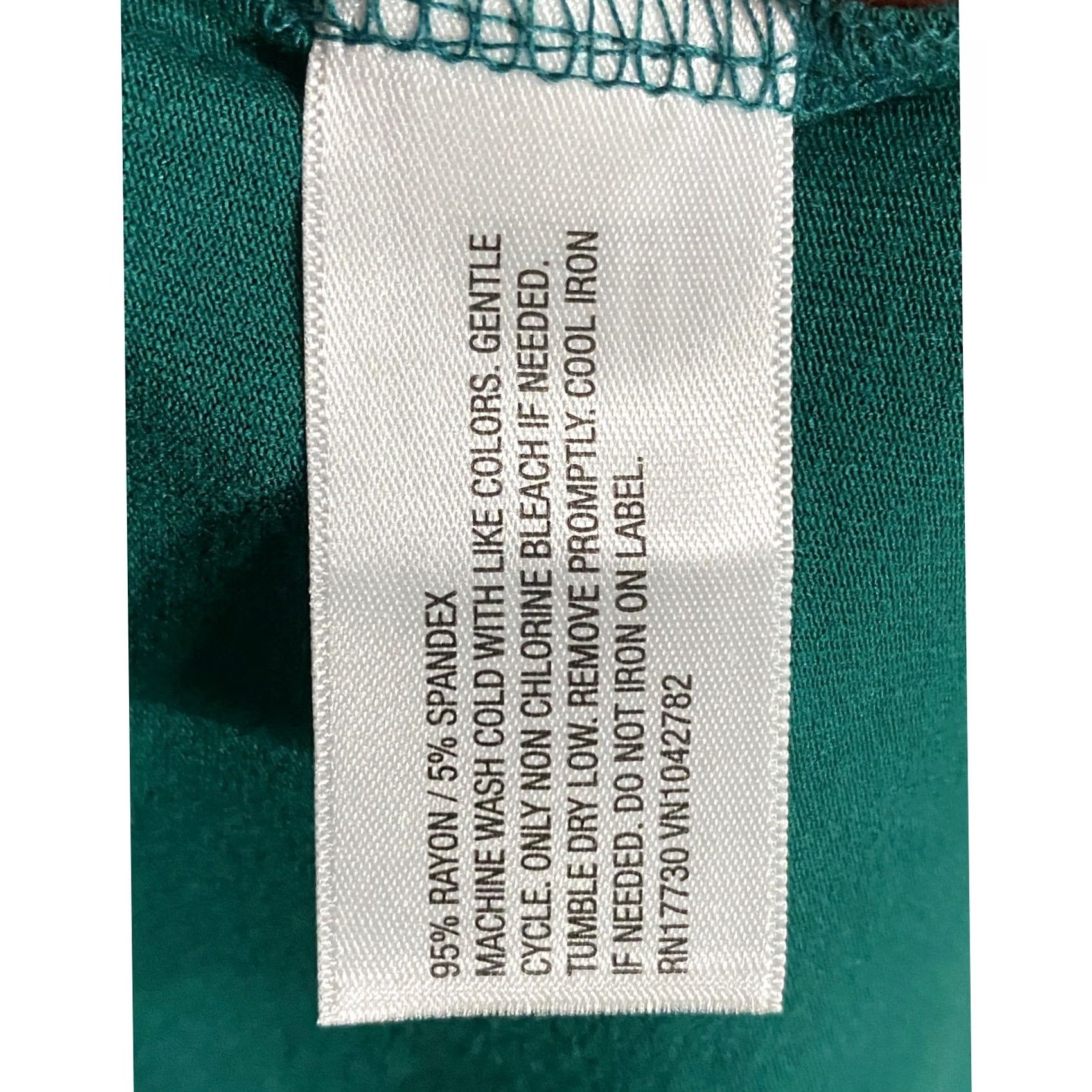 Vintage Ava & Viv Green Tunic Top Side Knot Plus 1X Blouse Lagenlook Flowy NWT Career Work Casual Womens Size XL / US 12-14 / IT 48-50 - 4 Thumbnail