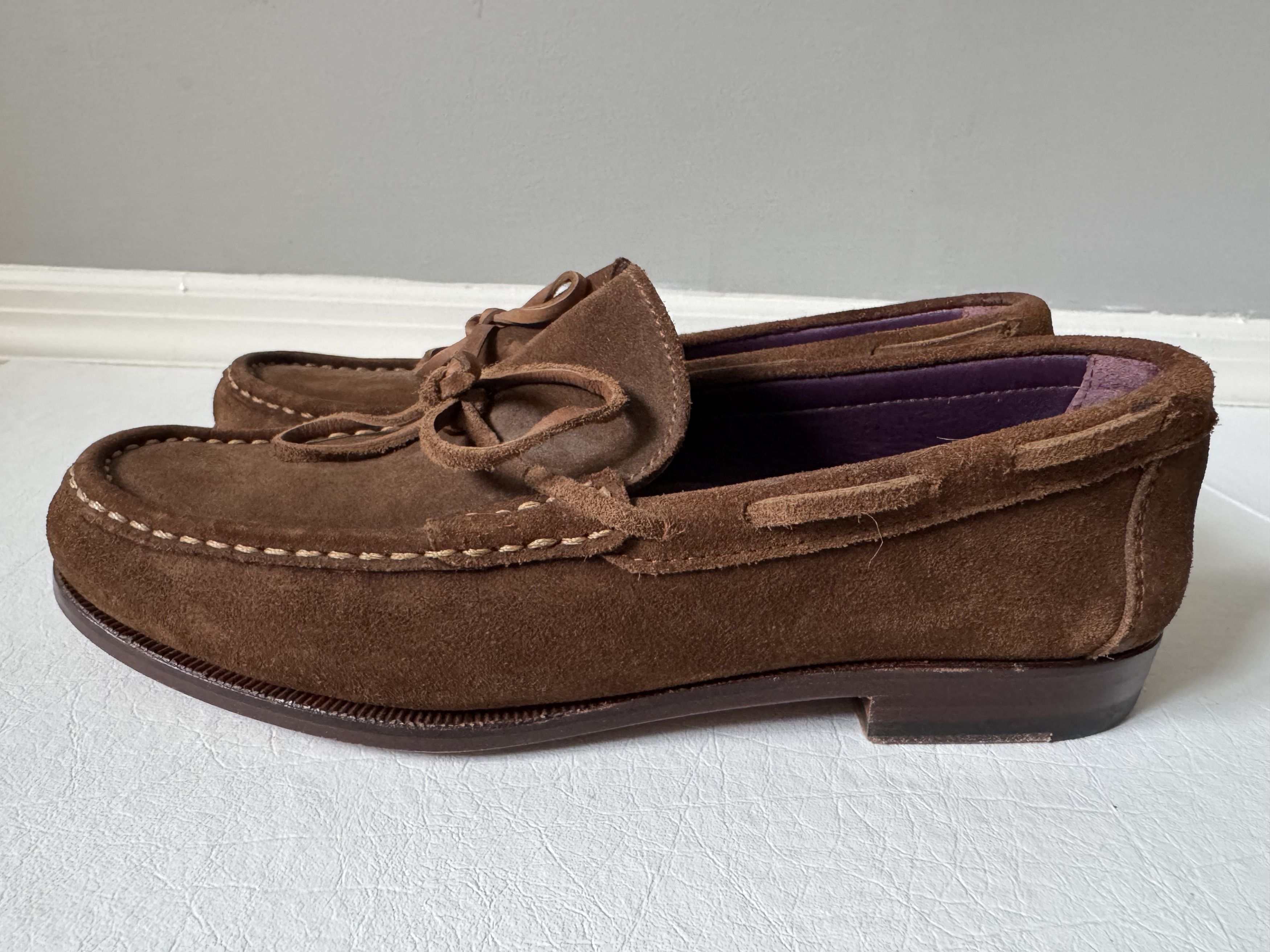 Carmina Carmina Suede Loafers Size US 7.5 / EU 40-41 - 4 Thumbnail