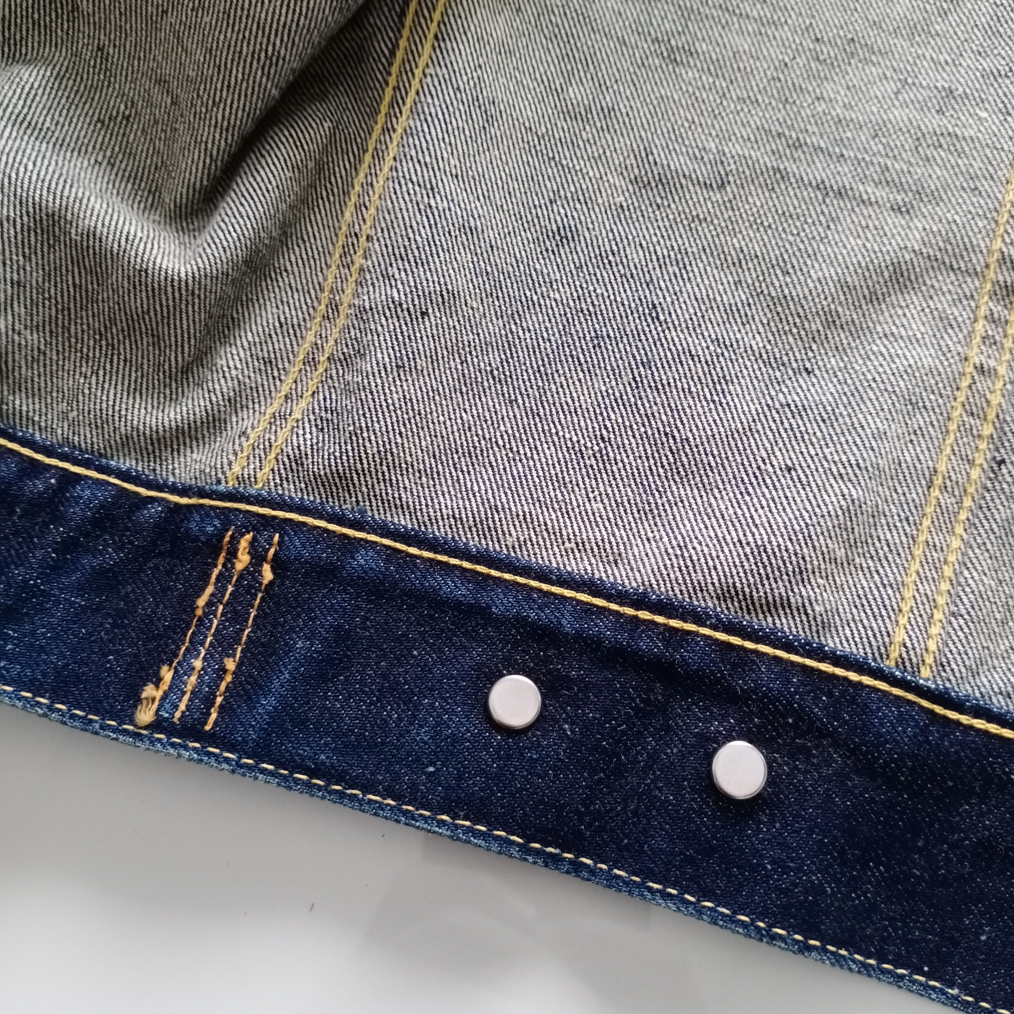 Denime × Japanese Brand Vintage Denime Lot 557 Japan Jeans Jacket Levis LVC 90 Big E Size US L / EU 52-54 / 3 - 9 Thumbnail