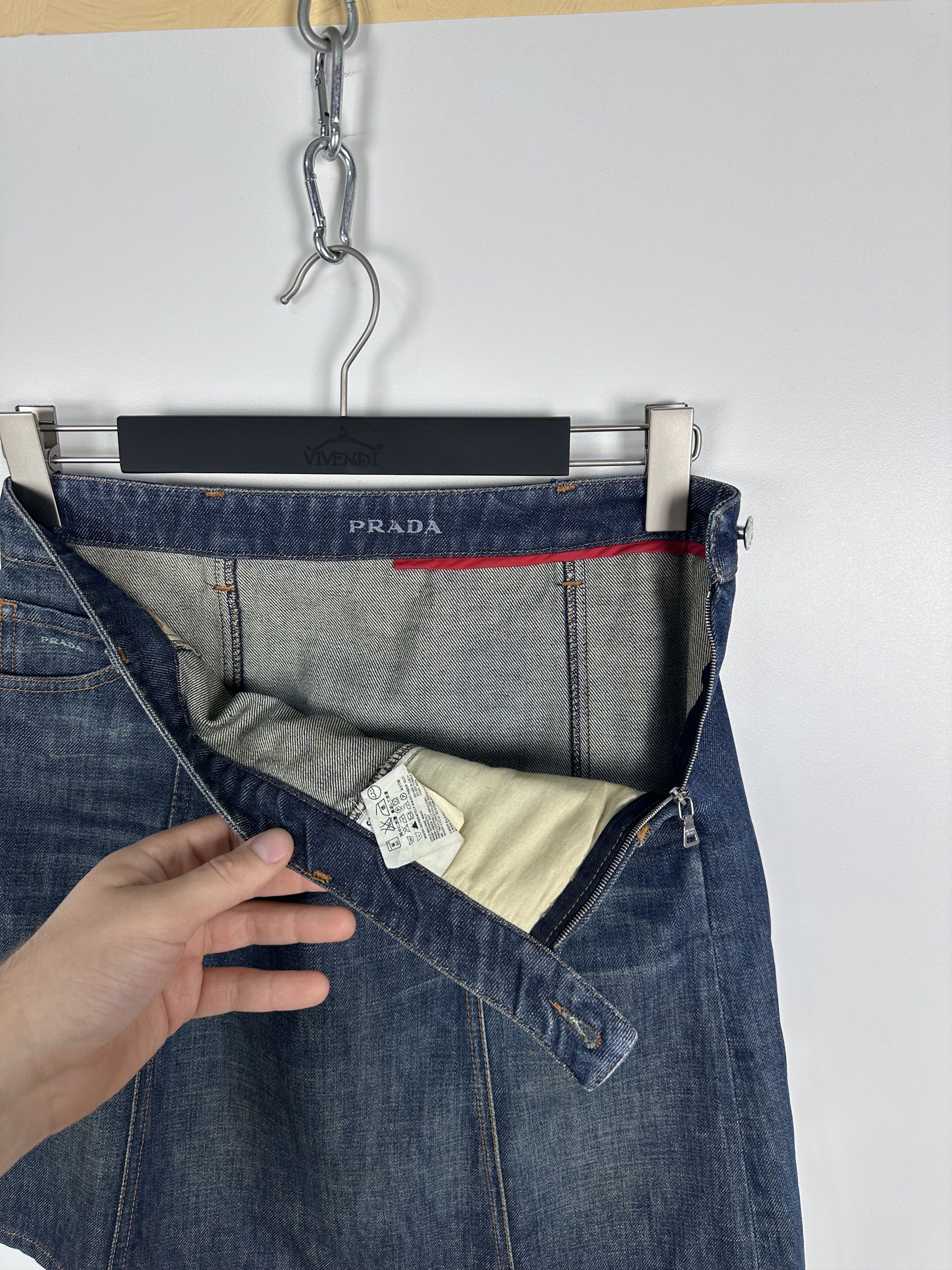 Grailed × Prada Prada Denim Jeans Skirt Blue Womens Size 38 Size 38" / US 16 / IT 52 - 7 Thumbnail